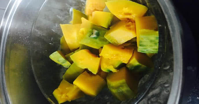 Cách tăng cân từ sữa bí đỏ siêu thơm ngon lại dễ làm - 第3张