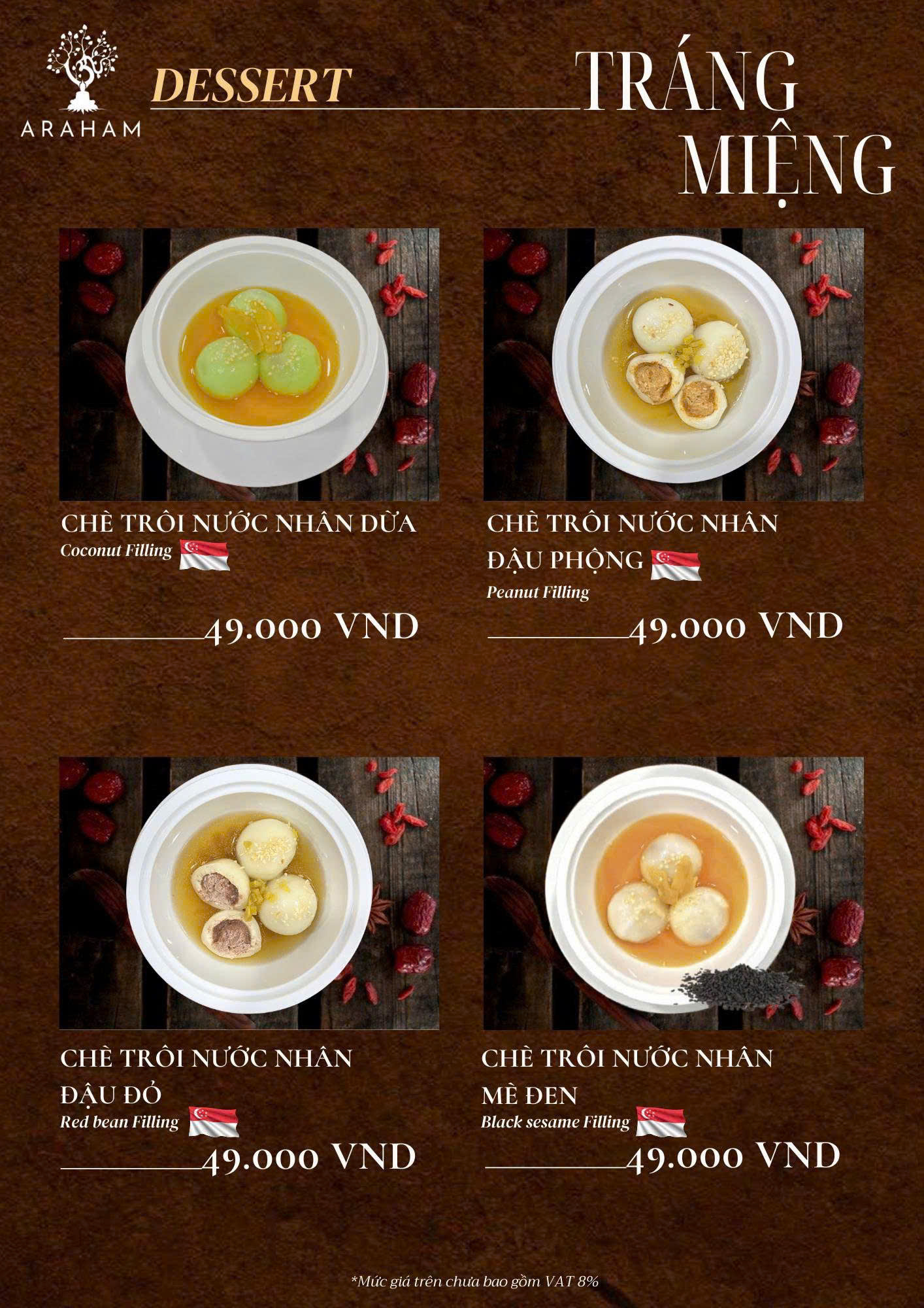Menu Chay Araham - Cao Thắng 4 