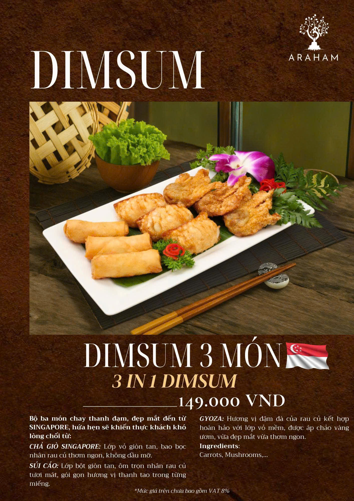 Menu Chay Araham - Cao Thắng 7 