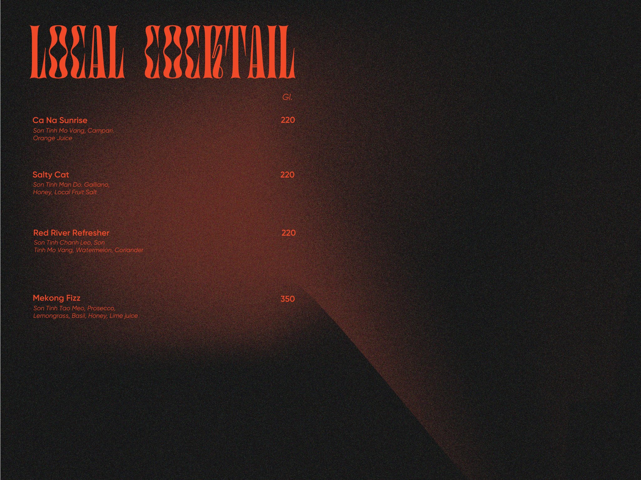 Menu Bar Hedonist - L7 West Lake Hanoi 9 