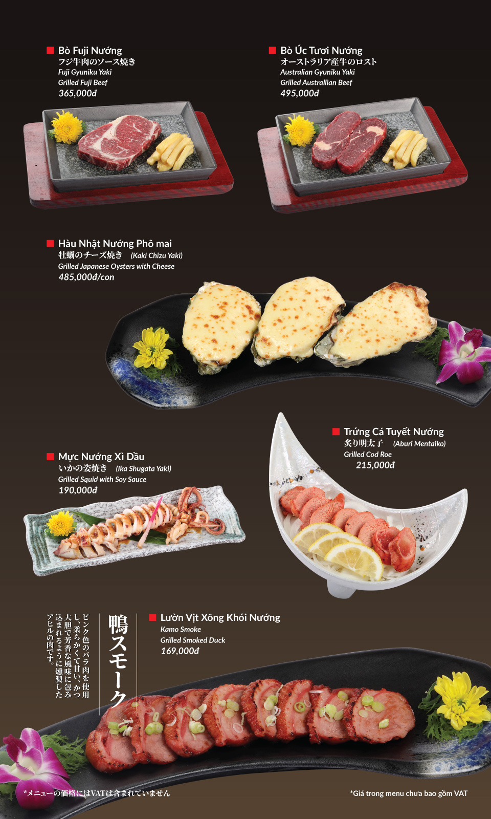 Menu Hatoyama - Vạn Phúc 35 