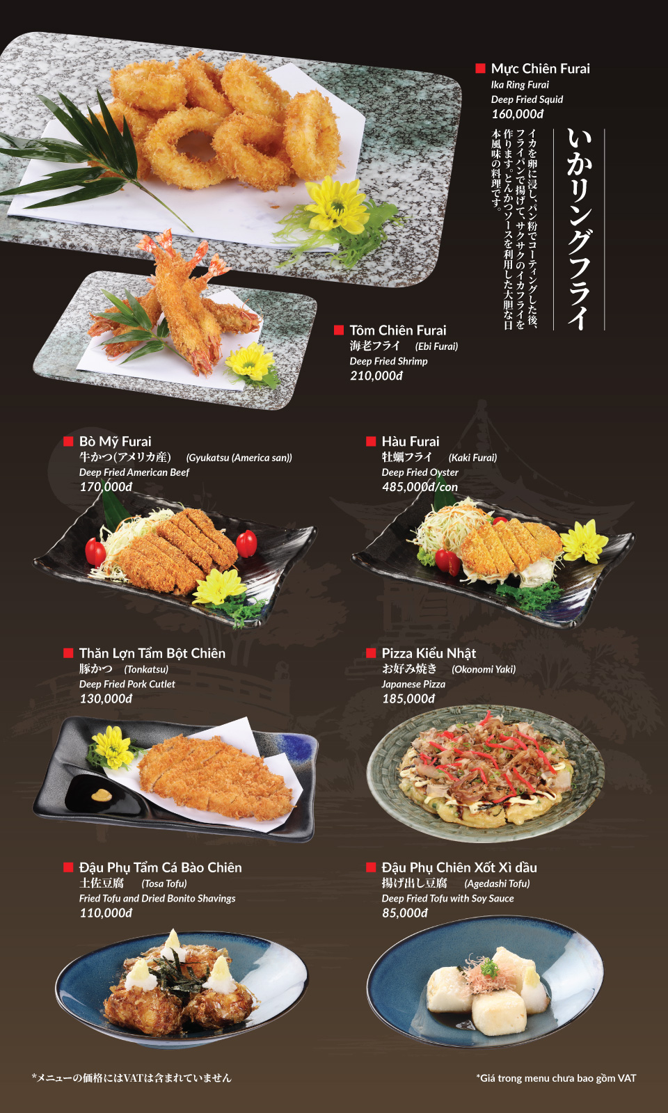 Menu Hatoyama - Vạn Phúc 40 