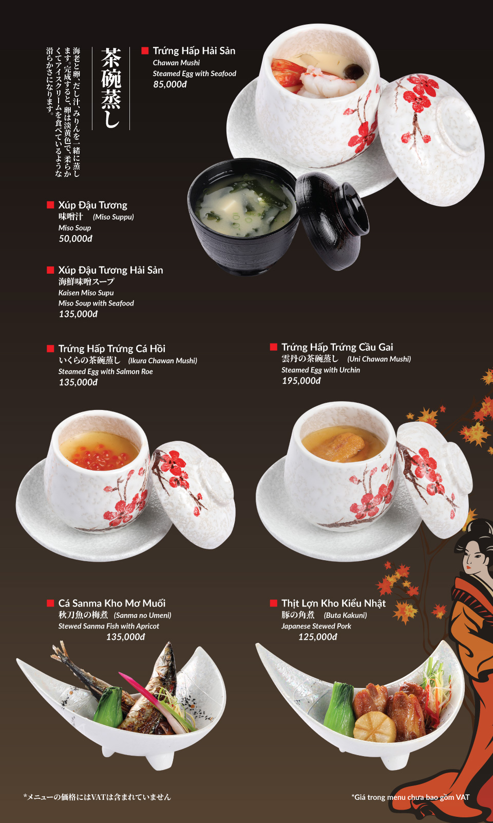 Menu Hatoyama - Vạn Phúc 42 