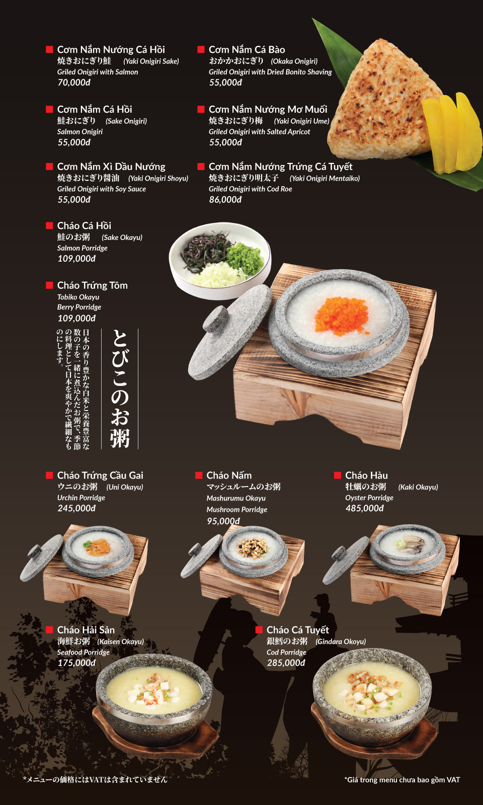 Menu Hatoyama - Vạn Phúc 50 