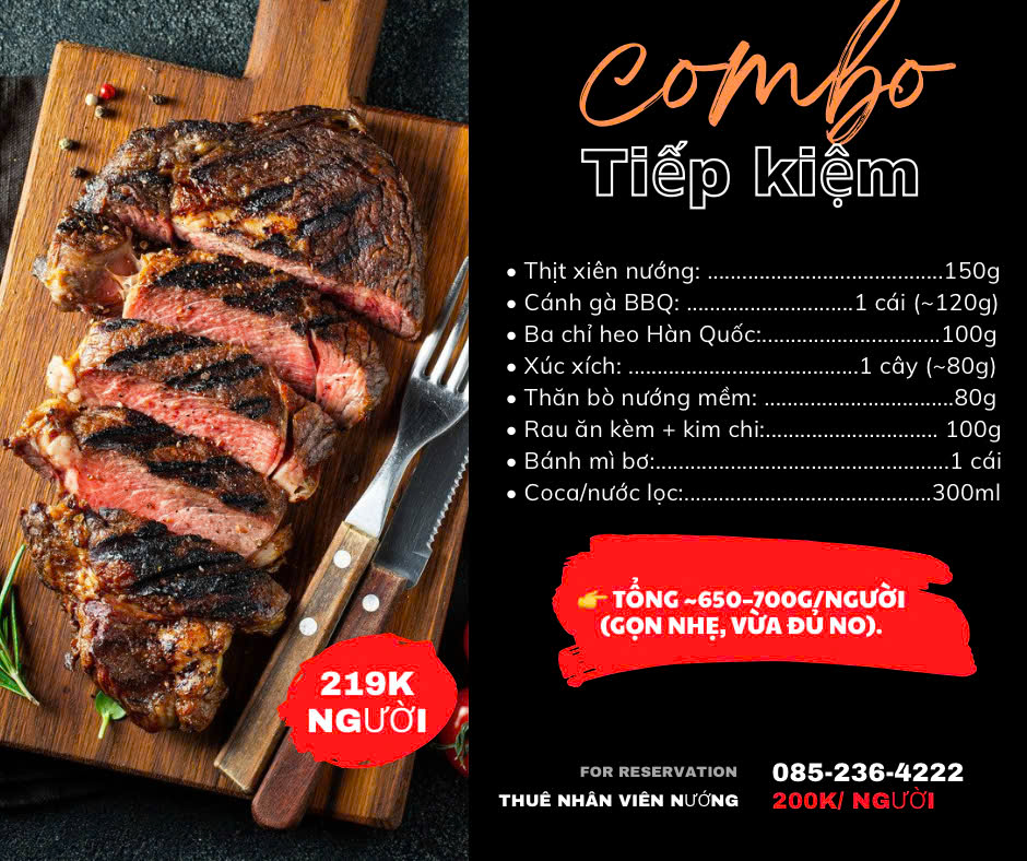 Menu Vườn Nướng - Vinhomes Smart City 9 