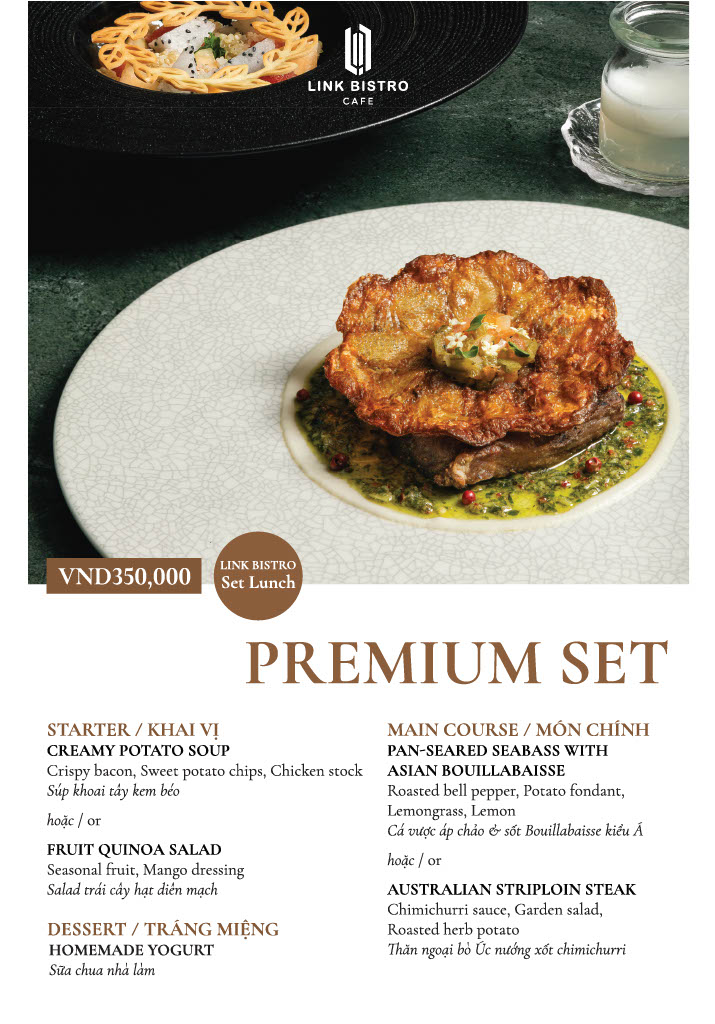 Menu Aqua Sky Bar - La Siesta Premium Saigon Central - Lê Anh Xuân 2 