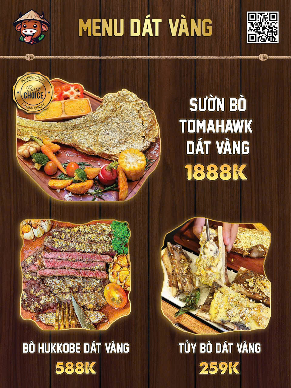 Menu Thế Giới Bò - Vĩnh Khánh 6 