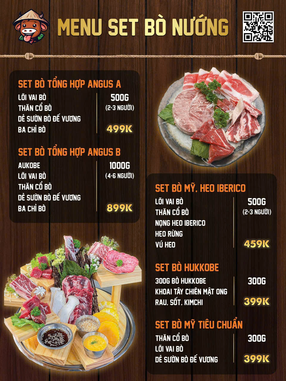 Menu Thế Giới Bò - Vĩnh Khánh 9 