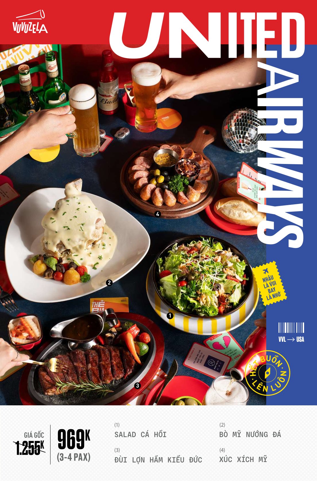 Menu Vuvuzela - Trần Thái Tông 9 