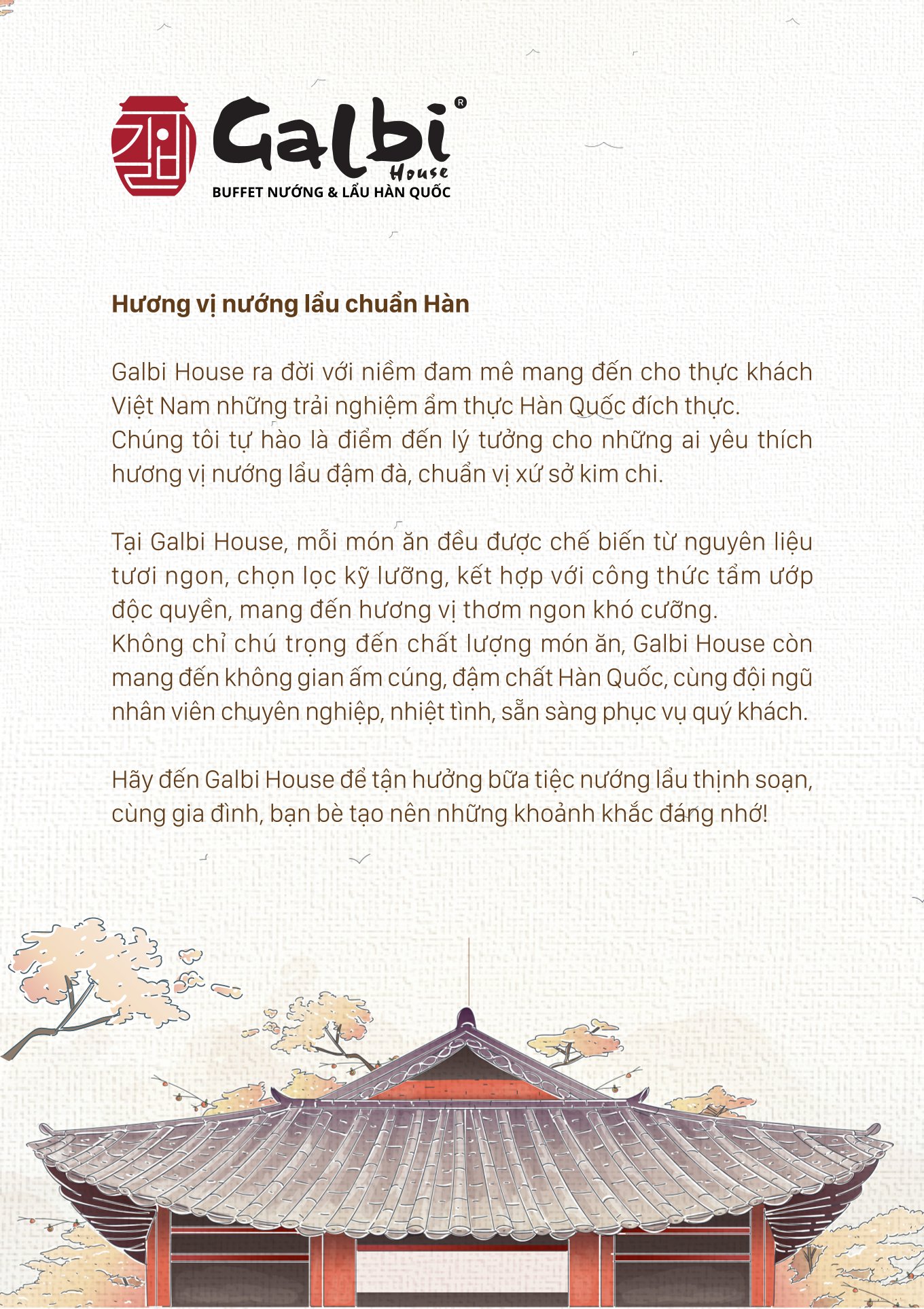 Menu Galbi House – Phan Xích Long 1 