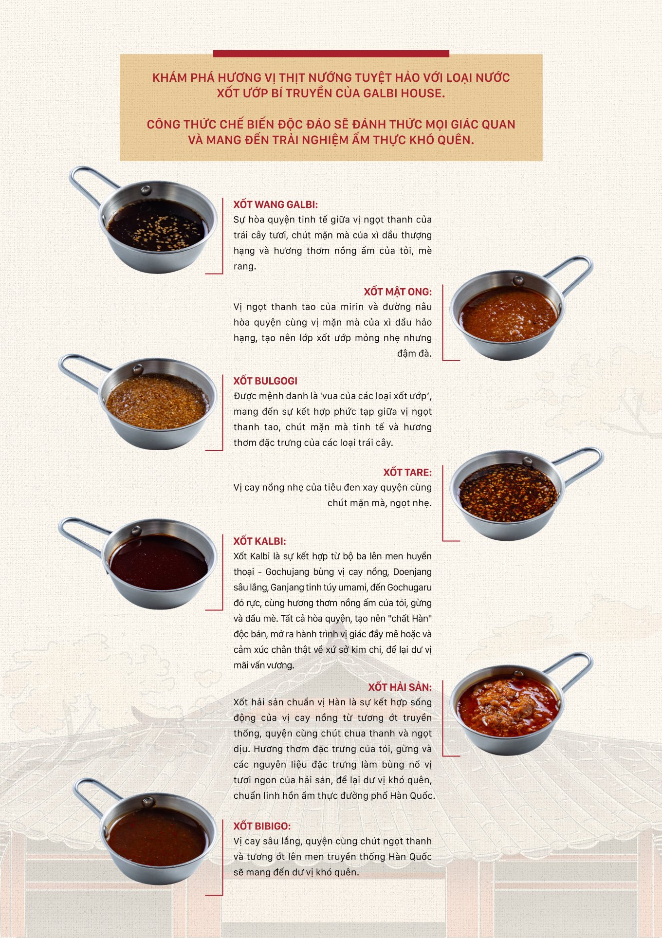 Menu Galbi House – Phan Xích Long 7 