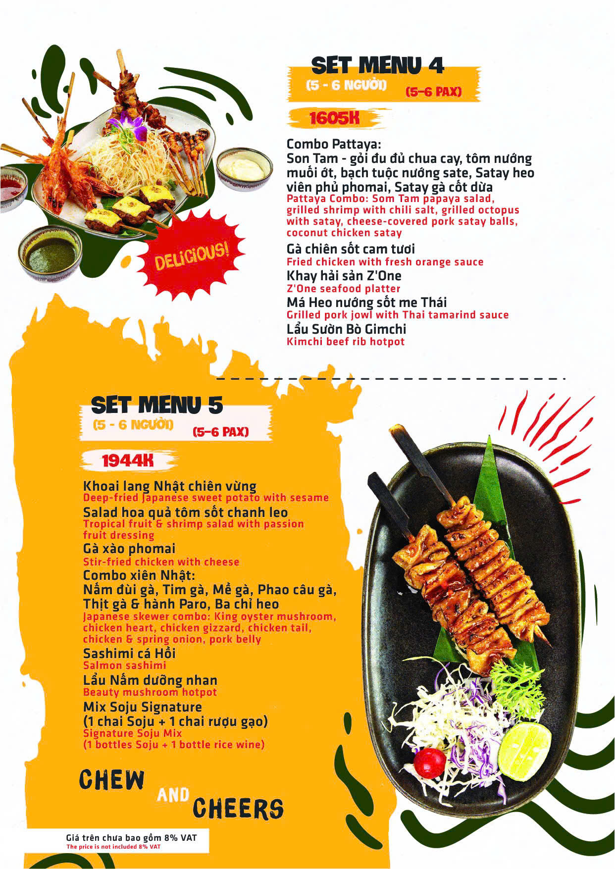 Menu Z'One - Lý Thường Kiệt 5 