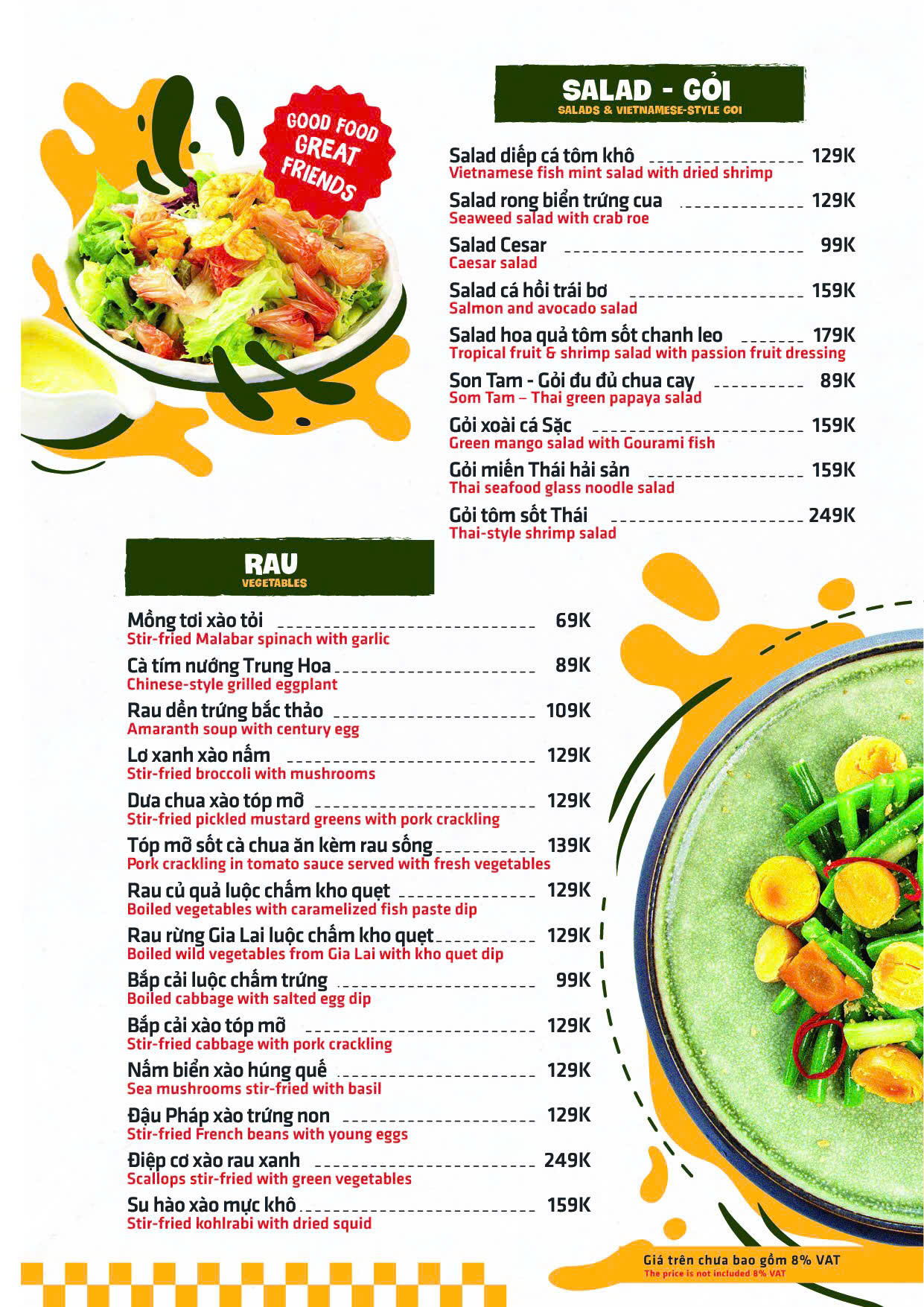 Menu Z'One - Lý Thường Kiệt 8 