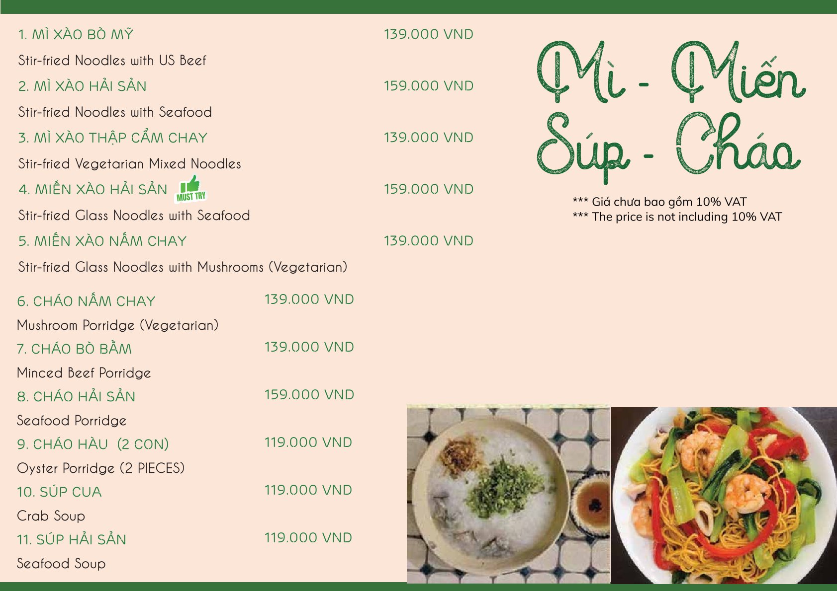 Menu Saigon Palm - Lê Thị Hồng Gấm 5 