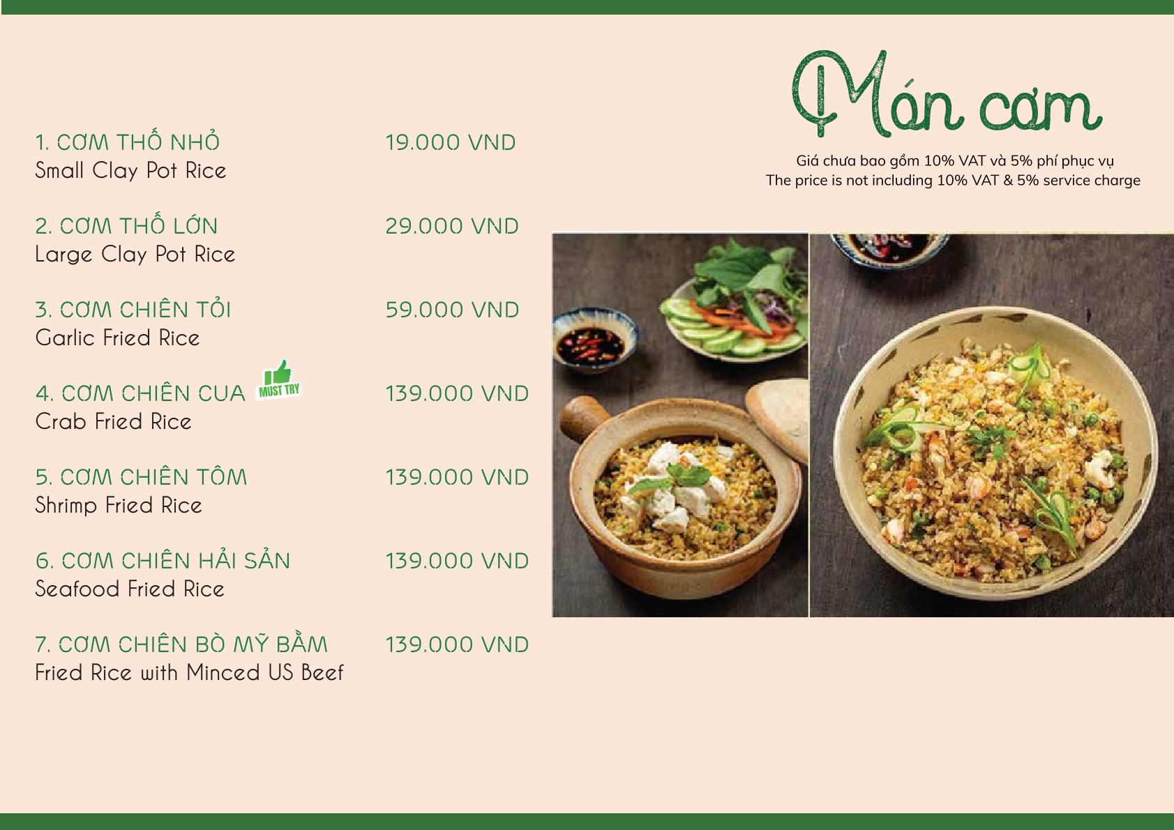 Menu Saigon Palm - Lê Thị Hồng Gấm 8 