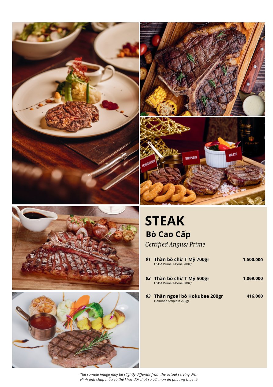 Menu Botanica - Giảng Võ 4 