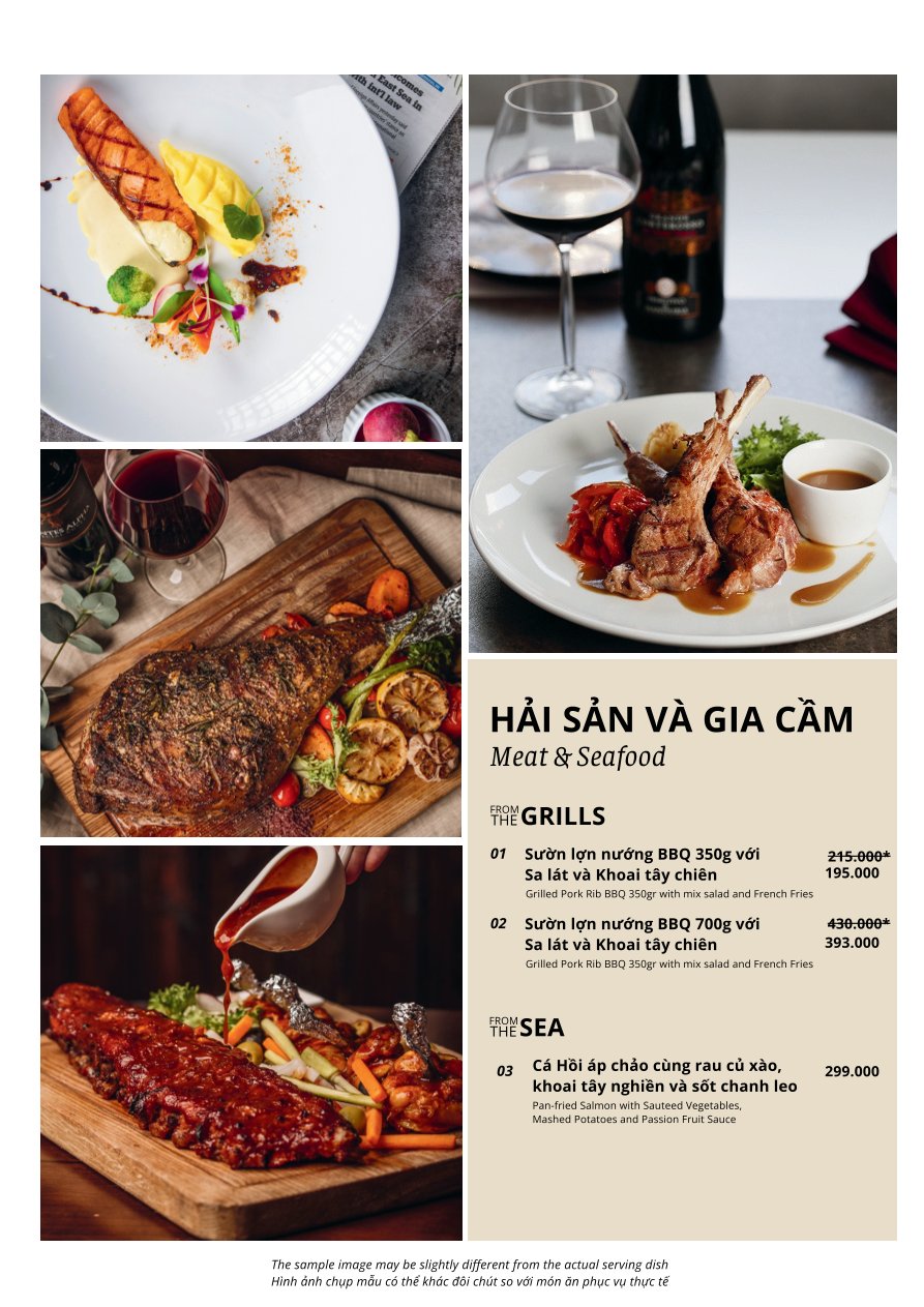 Menu Botanica - Giảng Võ 8 