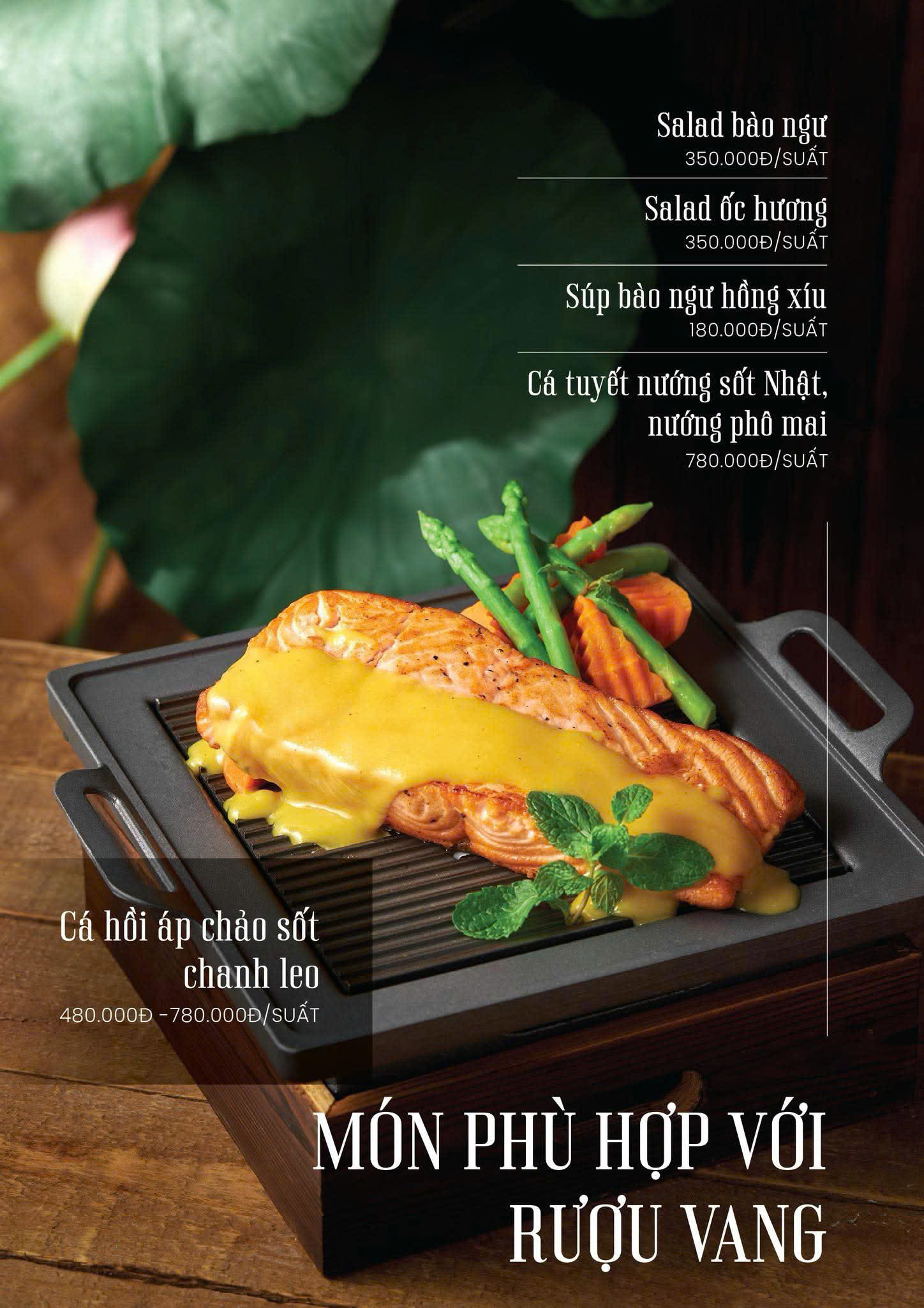 Menu Cánh Sen Vàng - KĐT Thành Phố Giao Lưu 6