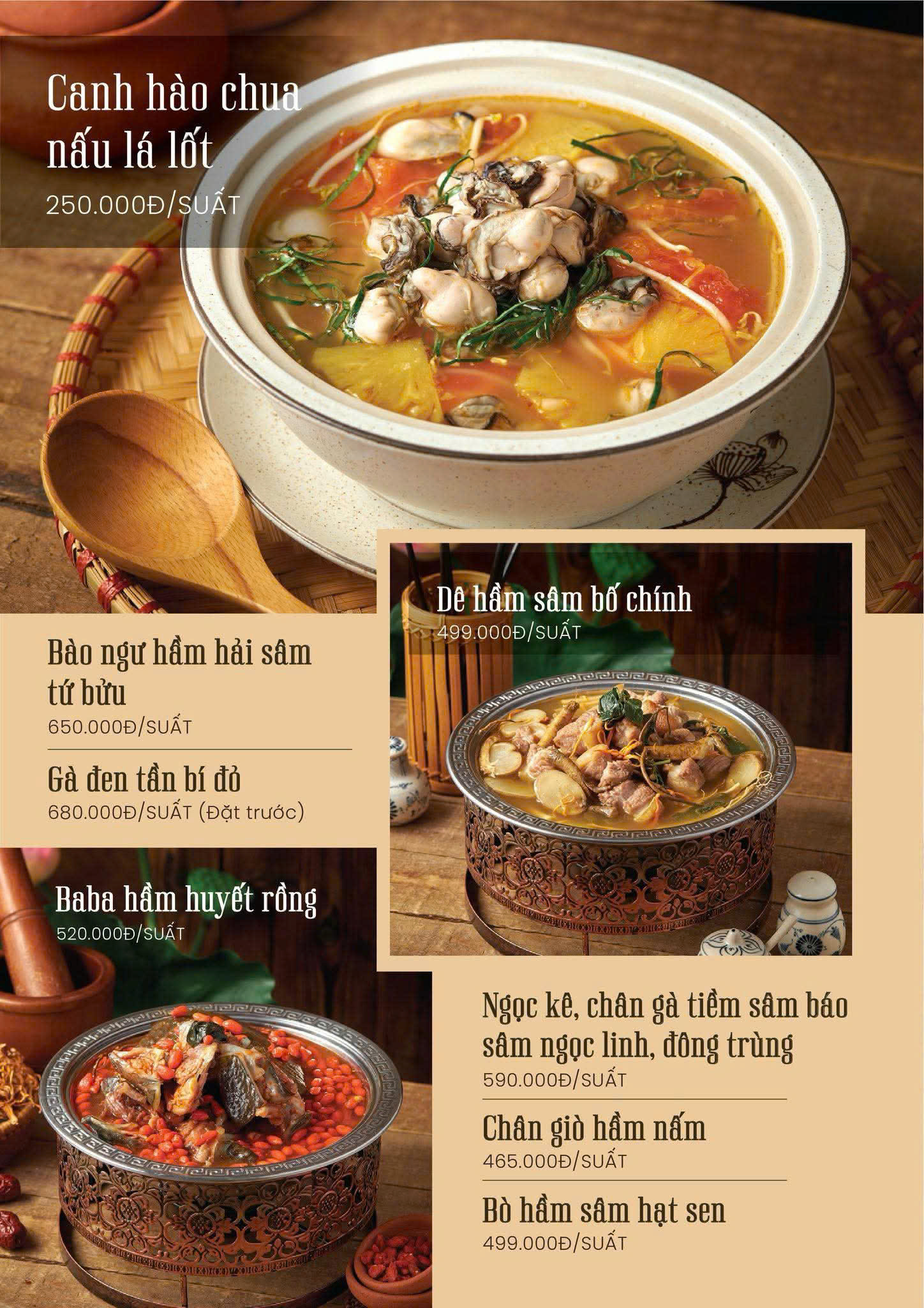 Menu Cánh Sen Vàng - KĐT Thành Phố Giao Lưu 9