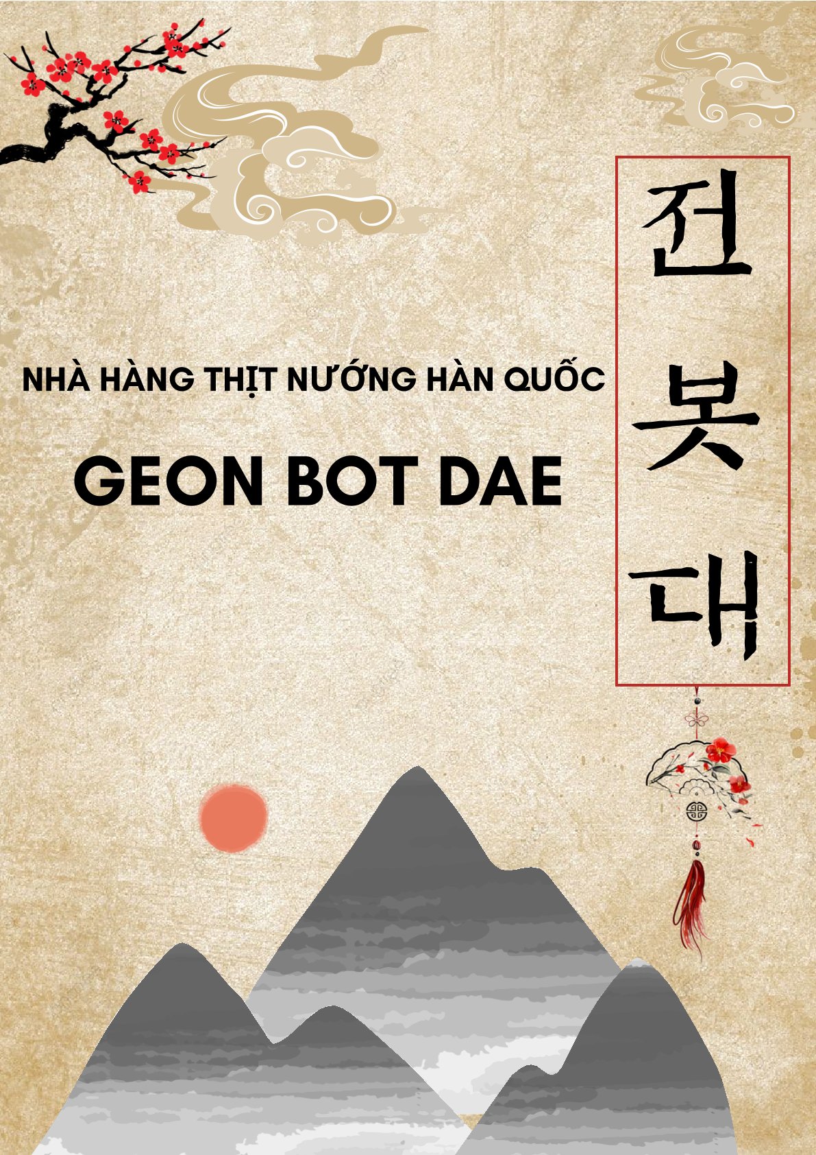 Menu Geon Bot Dae - KĐT Mỹ Đình 1