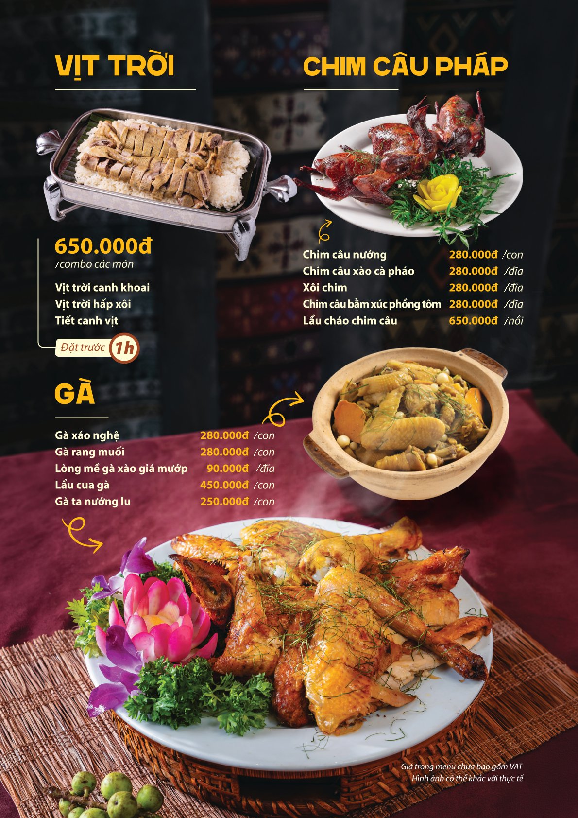 Menu Ẩm thực 6 Hòn 2 
