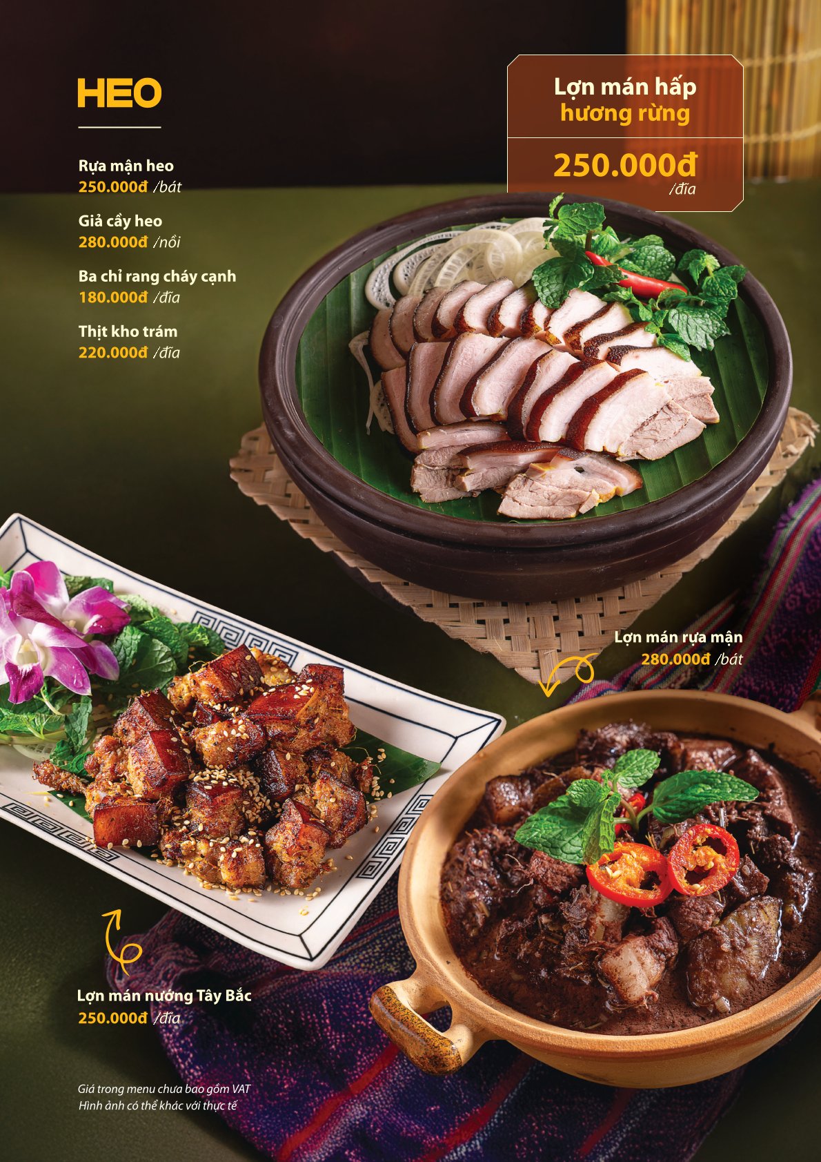 Menu Ẩm thực 6 Hòn 4 