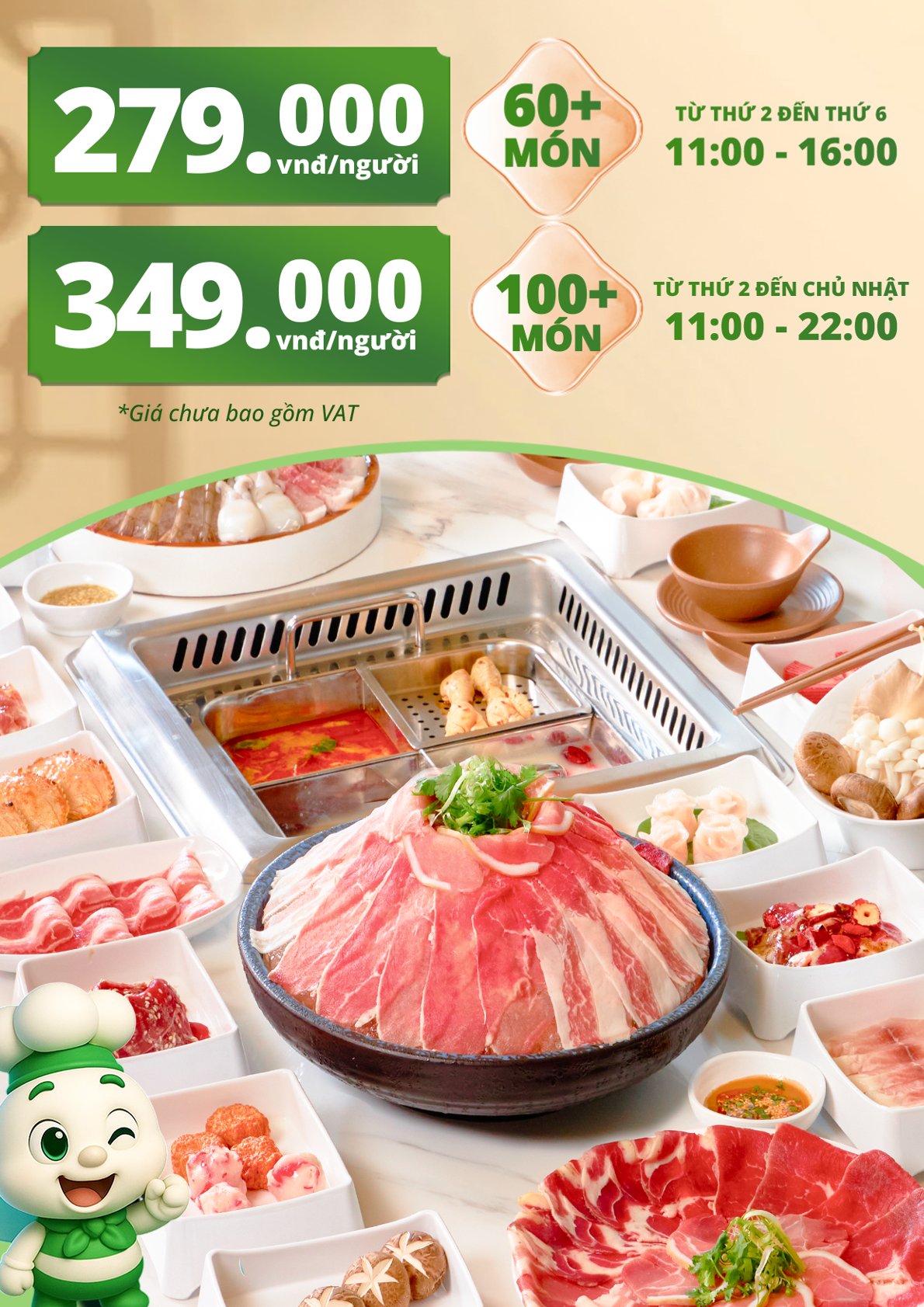 Menu Reski Hotpot - Tên Lửa 3 