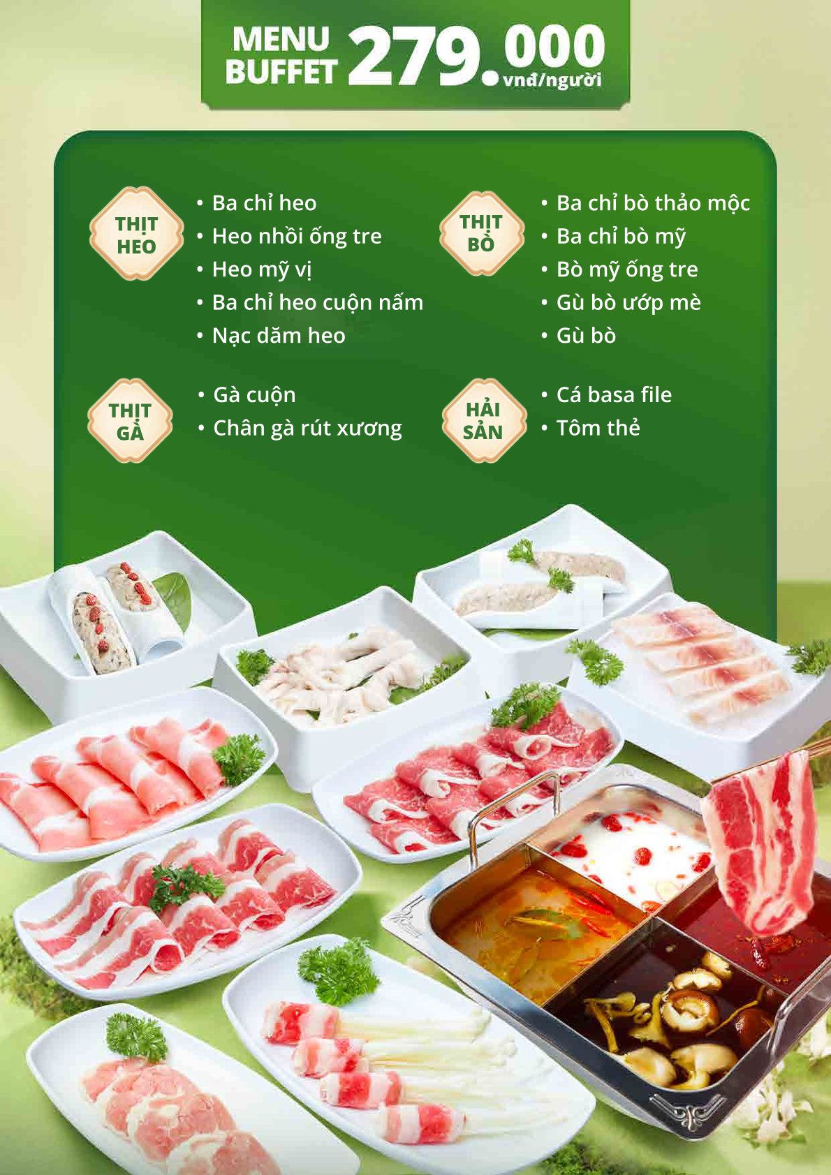 Menu Reski Hotpot - Tên Lửa 5 