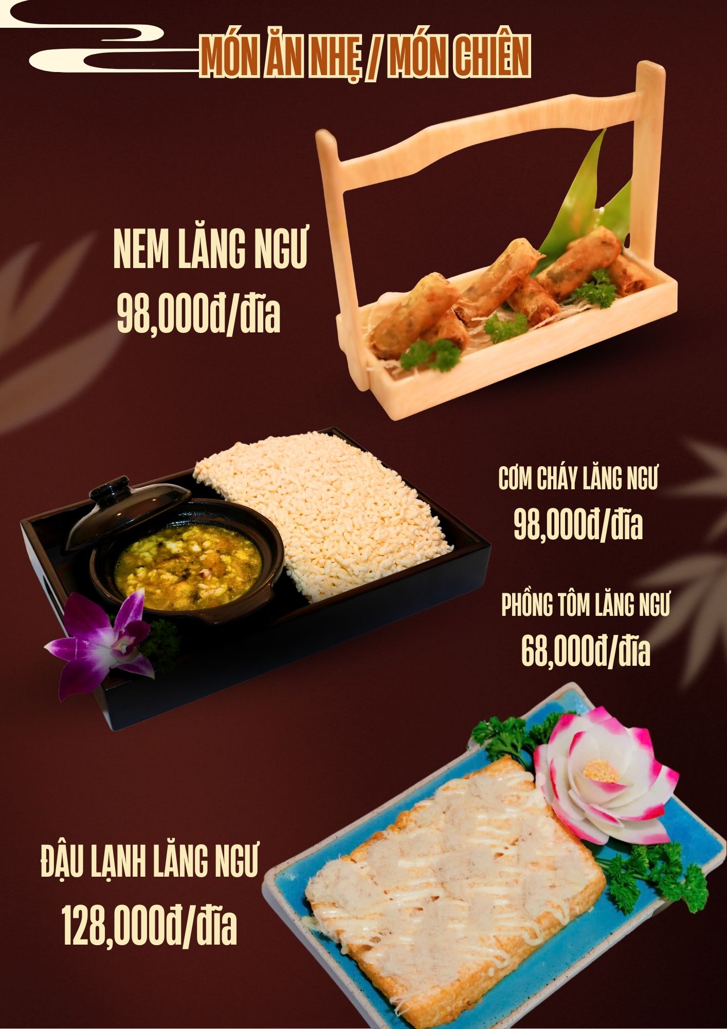 Menu Lăng Ngư - Cao Đạt 3