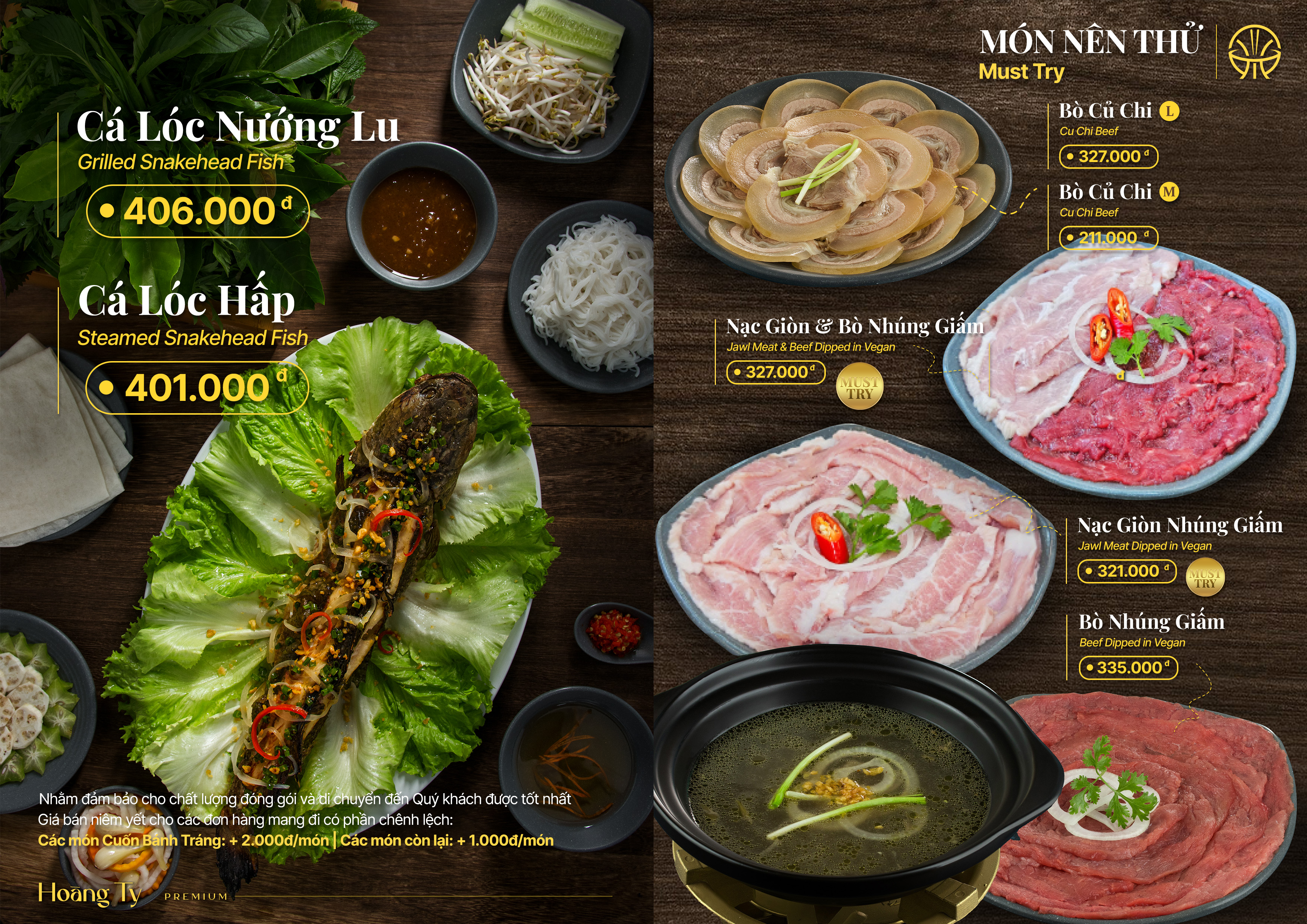 Menu Hoàng Ty Premium - Đường số 41 3