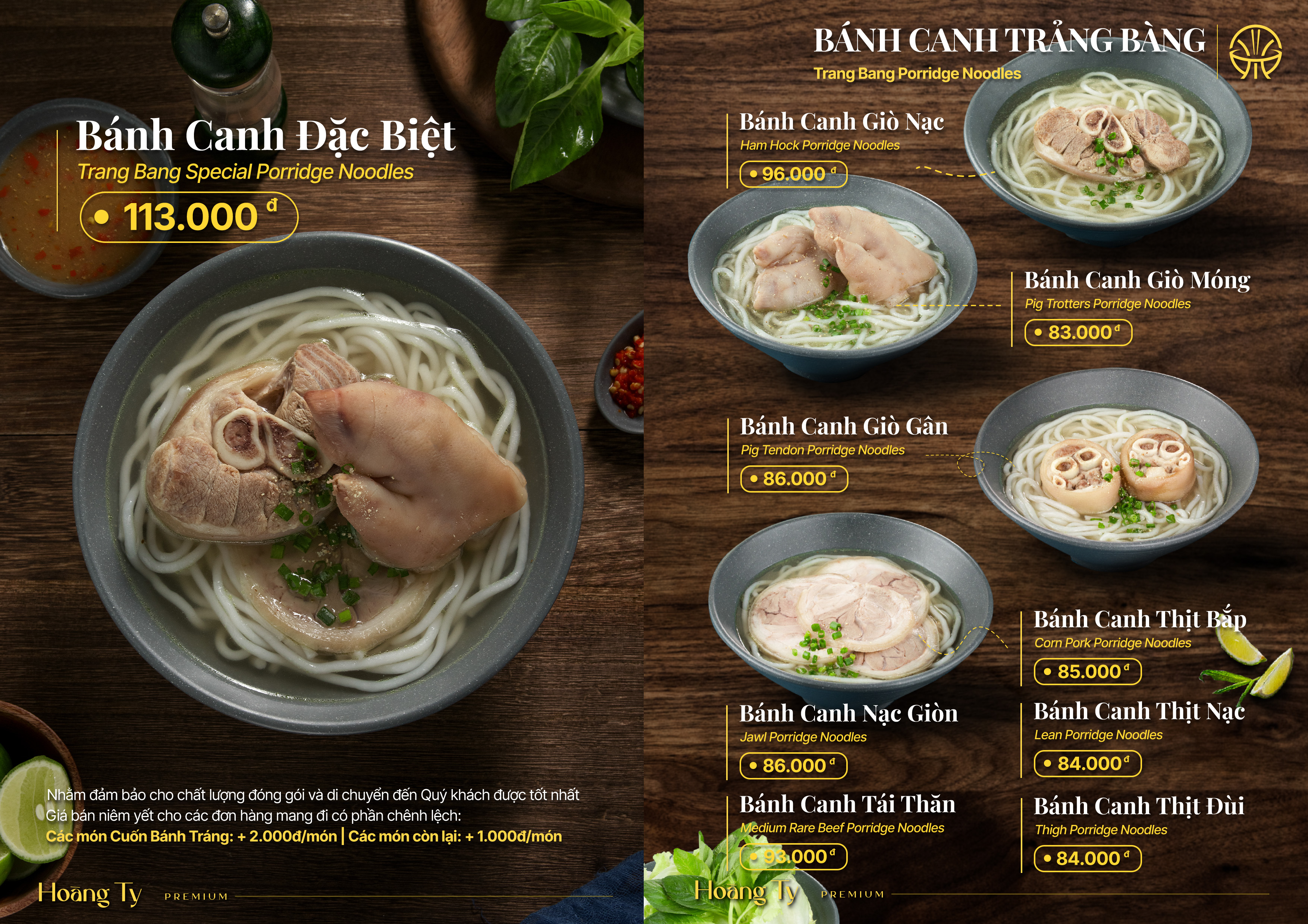 Menu Hoàng Ty Premium - Đường số 41 5