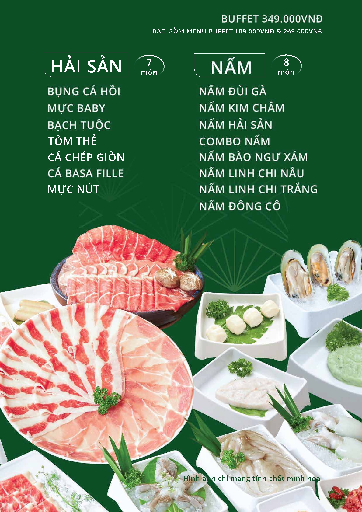 Suất buffet 349K-2