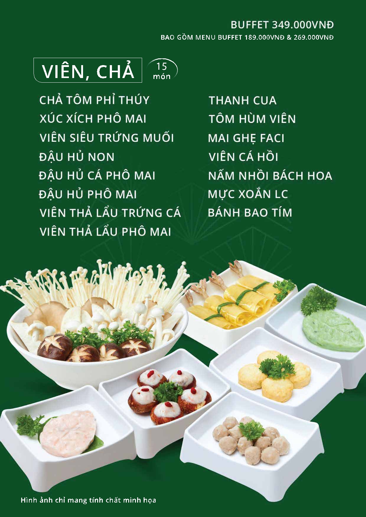 Suất buffet 349K-3