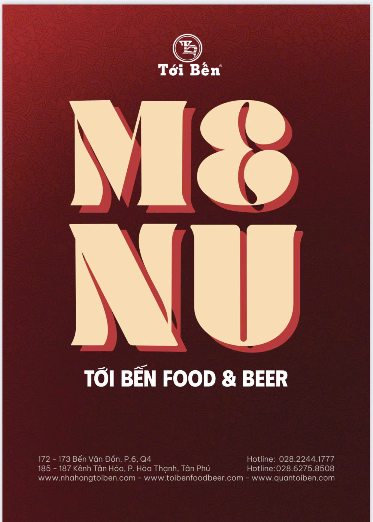 Menu Quán Tới Bến - Bến Vân Đồn 1