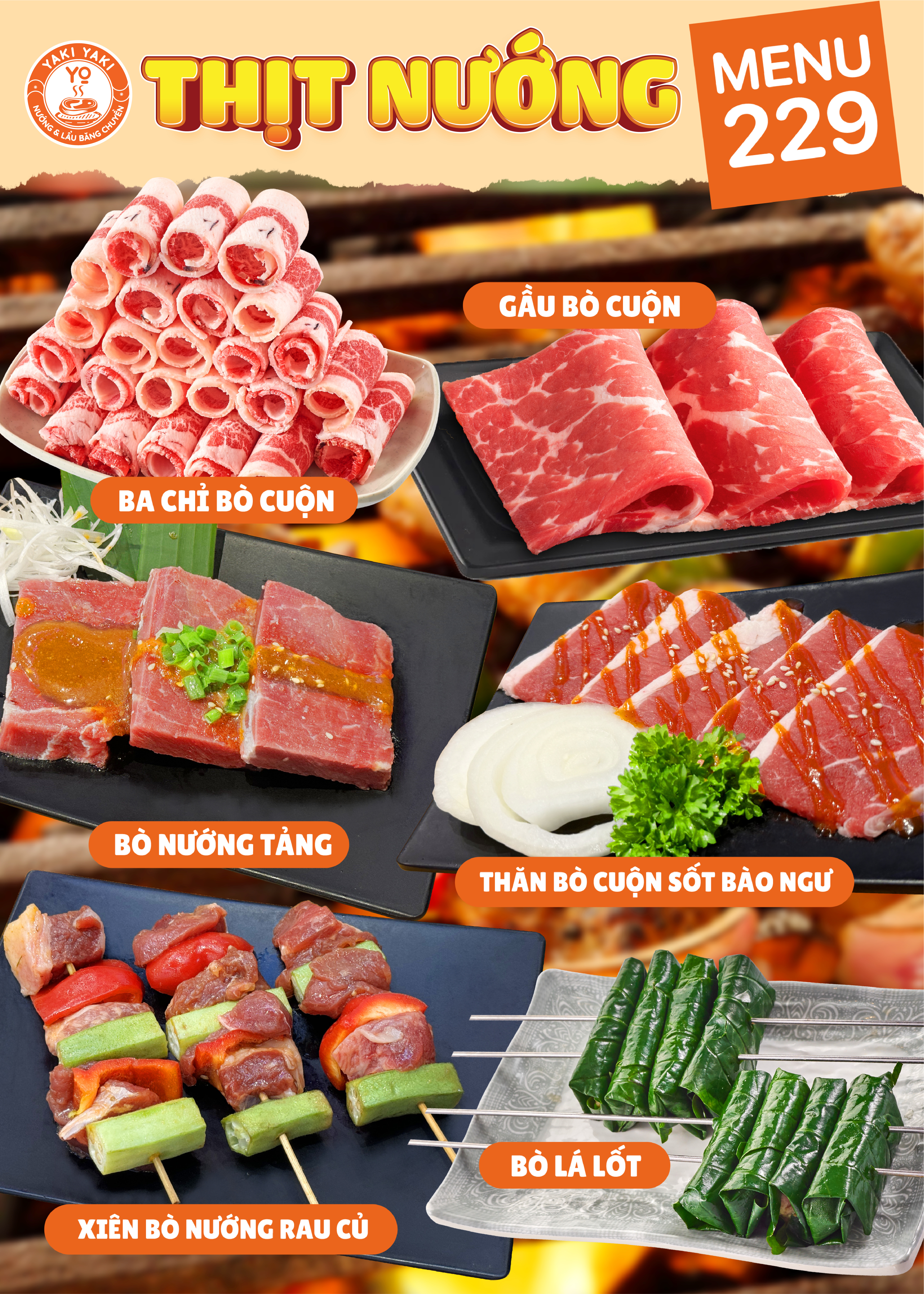 Menu Yaki Yaki Yo - Tây Thạnh 3