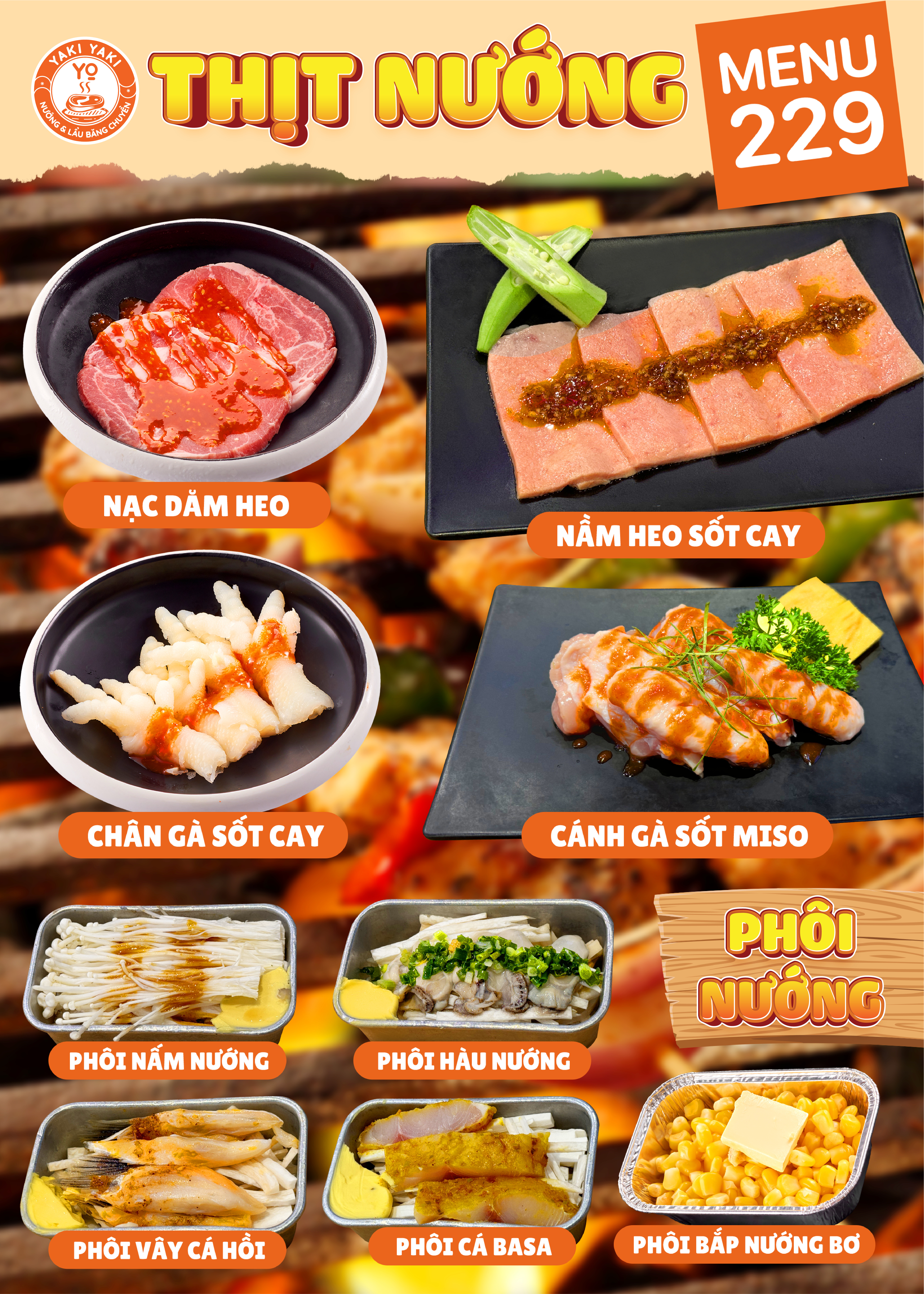 Menu Yaki Yaki Yo - Tây Thạnh 5
