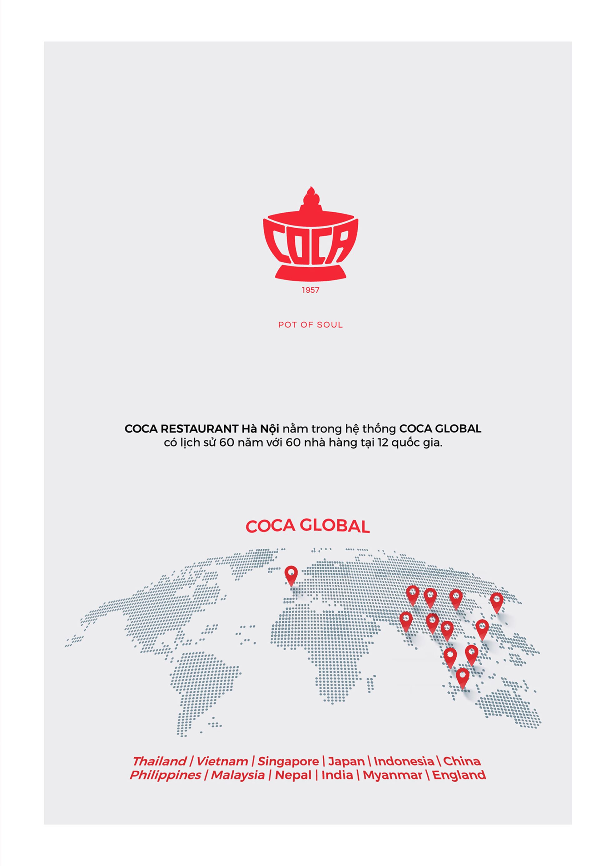 Menu COCA Restaurant - Đào Tấn 3 