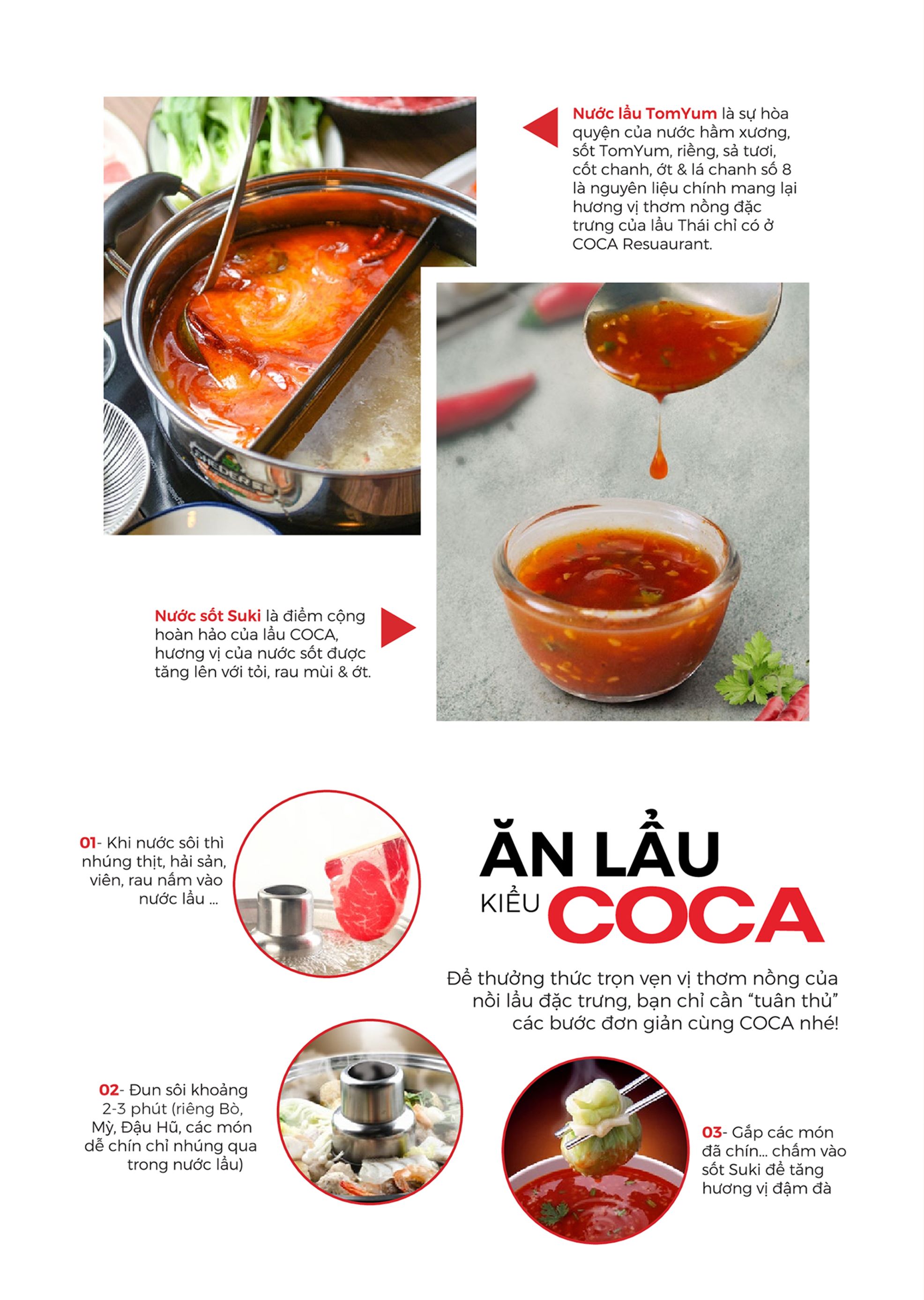 Menu COCA Restaurant - Đào Tấn 4 