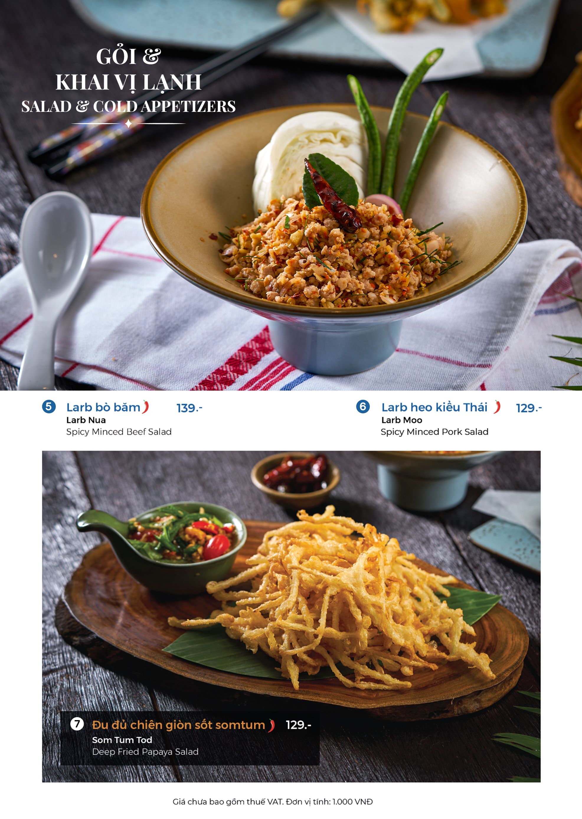 Menu COCA Restaurant - Đào Tấn 7 