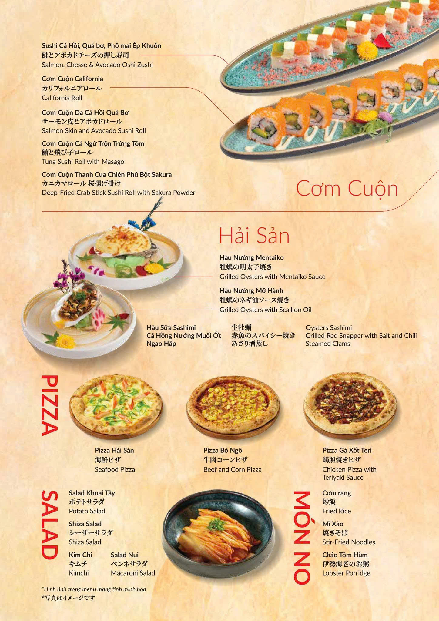 Menu Hatoyama - Hạ Long 3