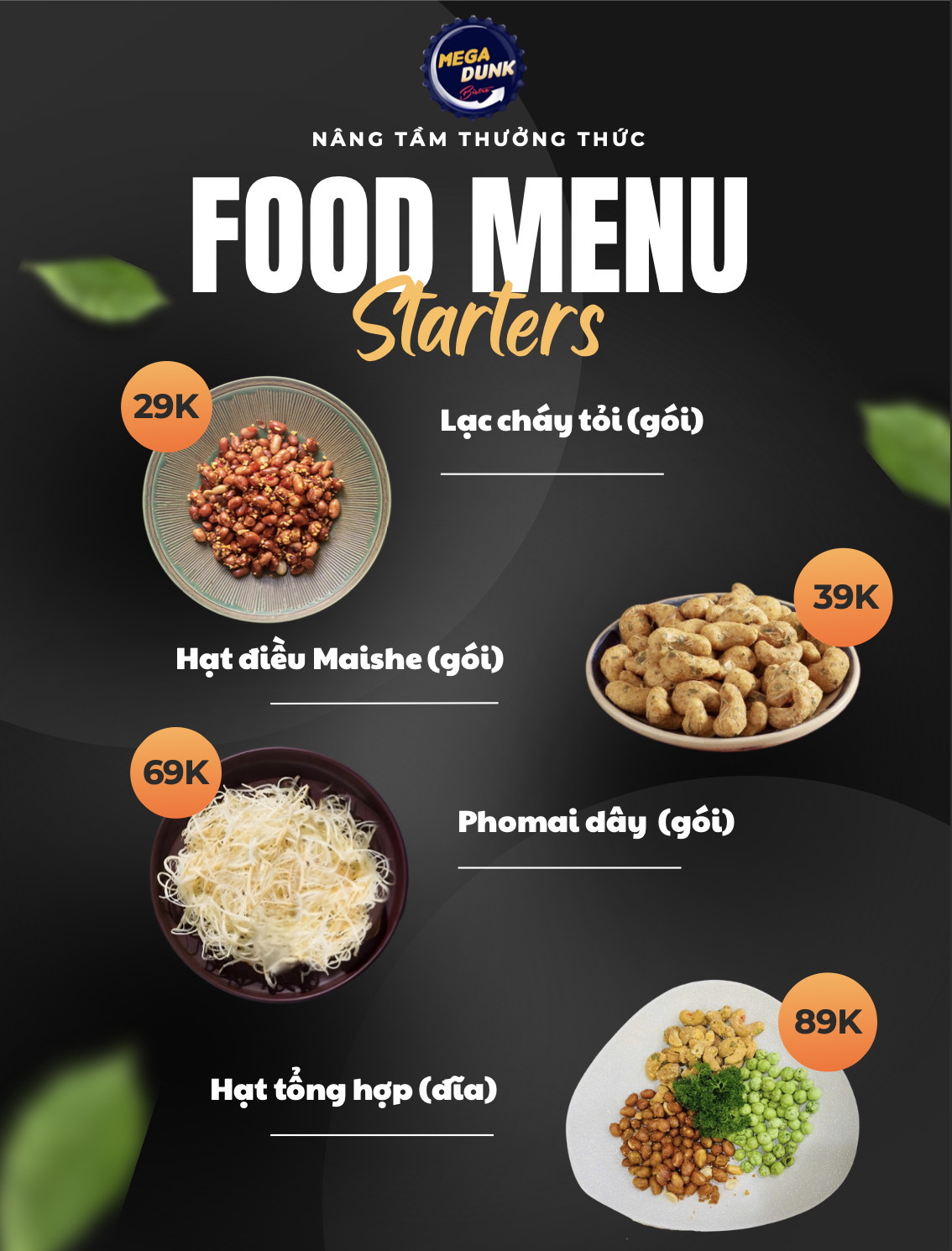 Menu Mega Dunk Bistro - Nguyễn Chánh 1