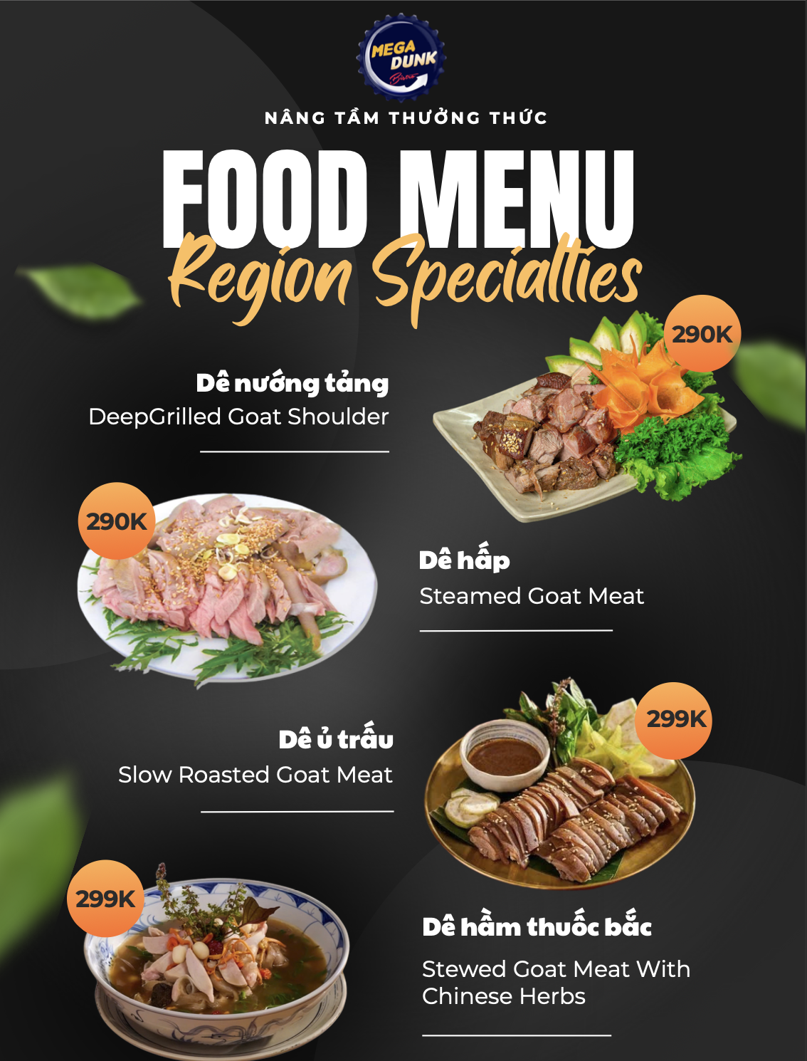 Menu Mega Dunk Bistro - Nguyễn Chánh 6