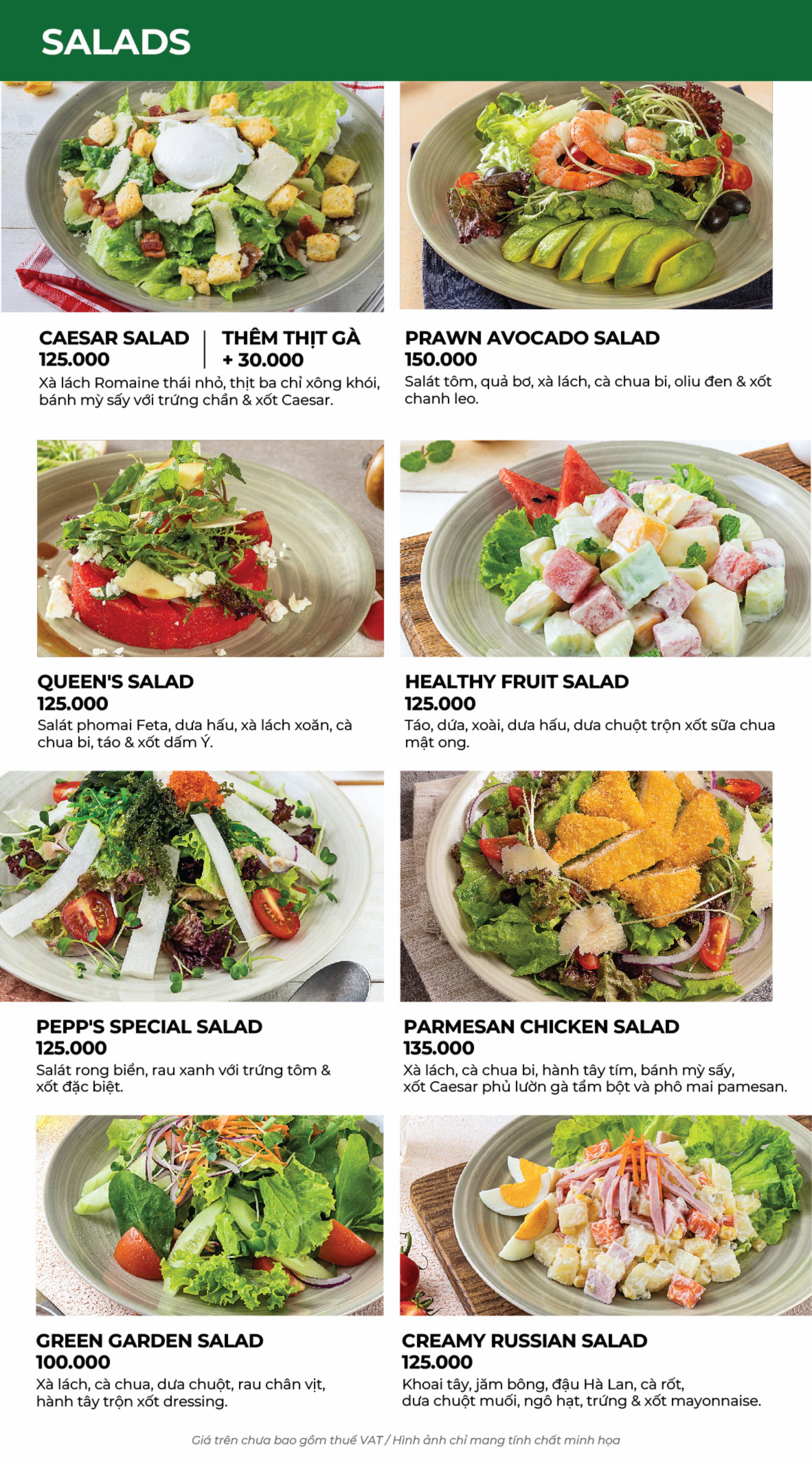 Menu Pepperonis - Trần Phú 6
