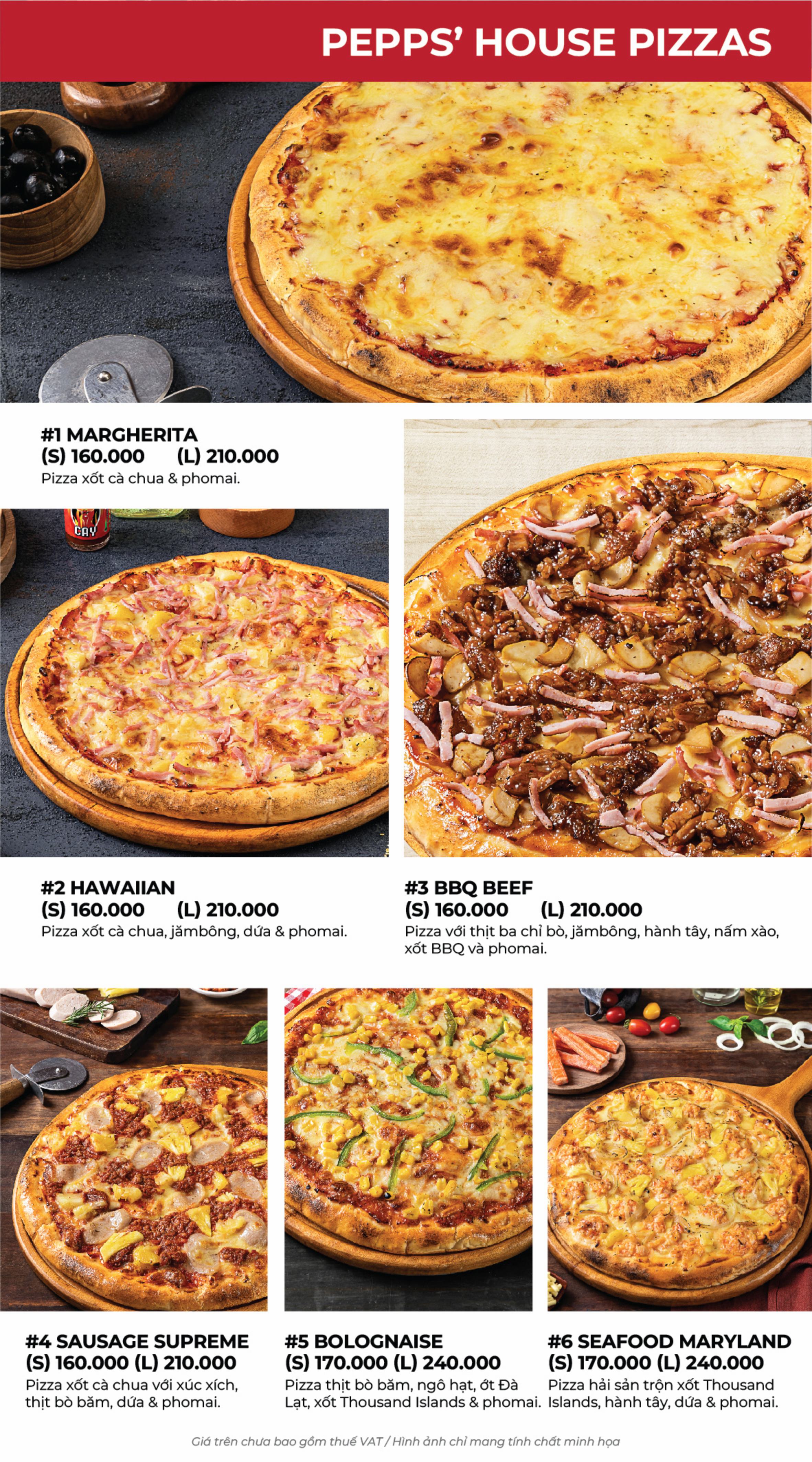 Menu Pepperonis - Trần Phú 9