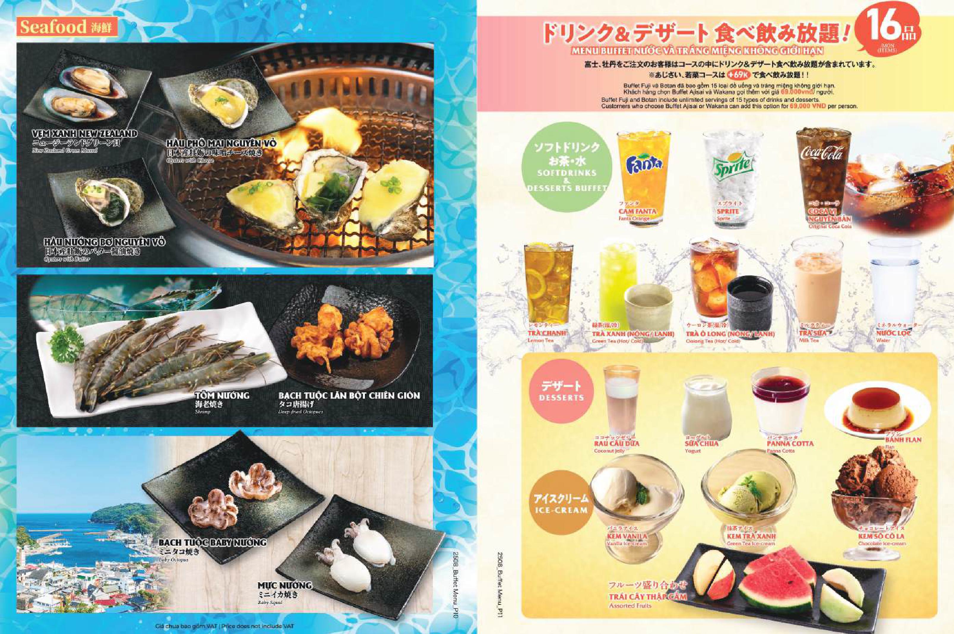 Menu Anrakutei Premium - Nguyễn Trãi 6