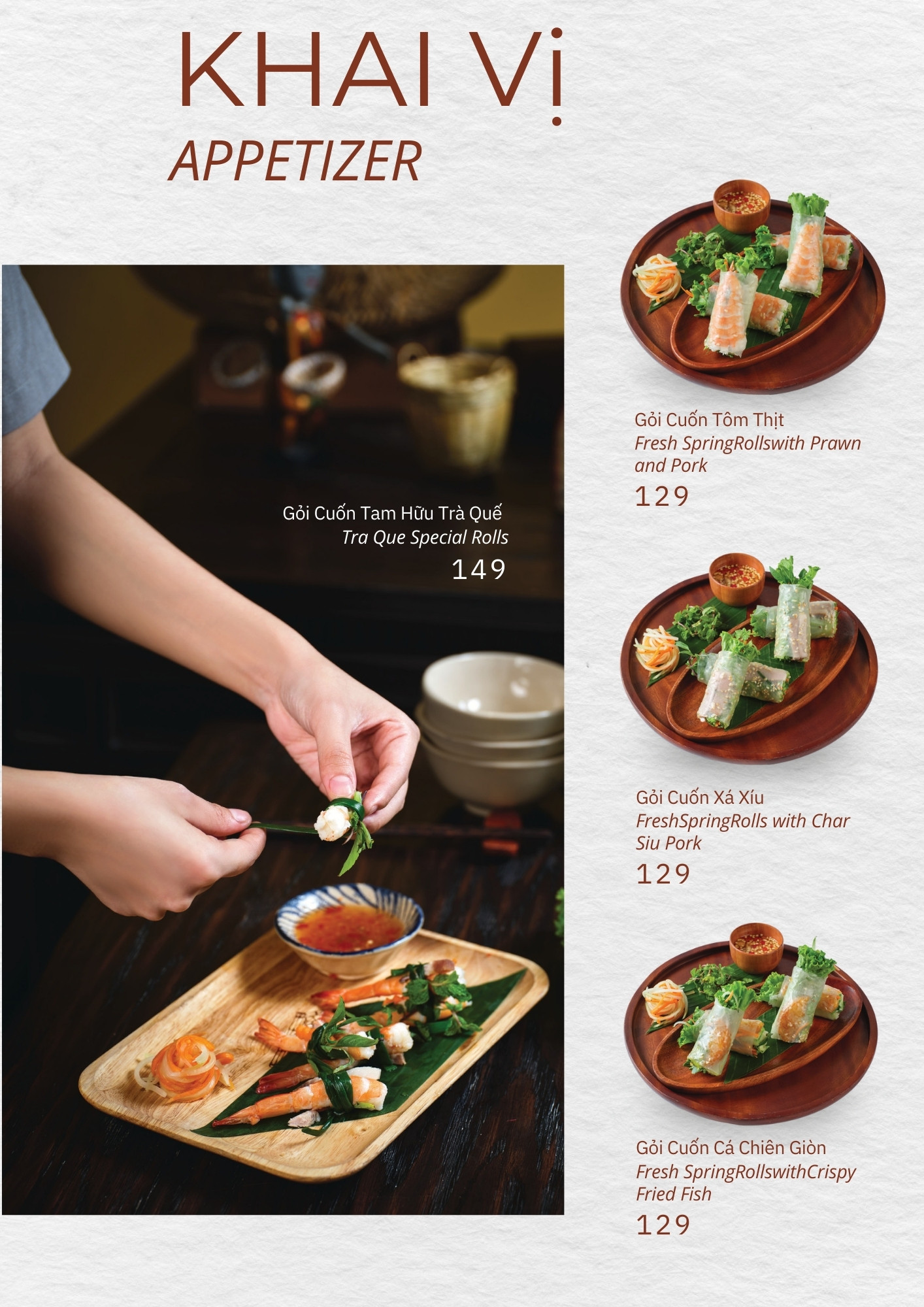 Menu Ngon Phố Hội - Authentic Vietnamese Cuisine - Hội An 2 