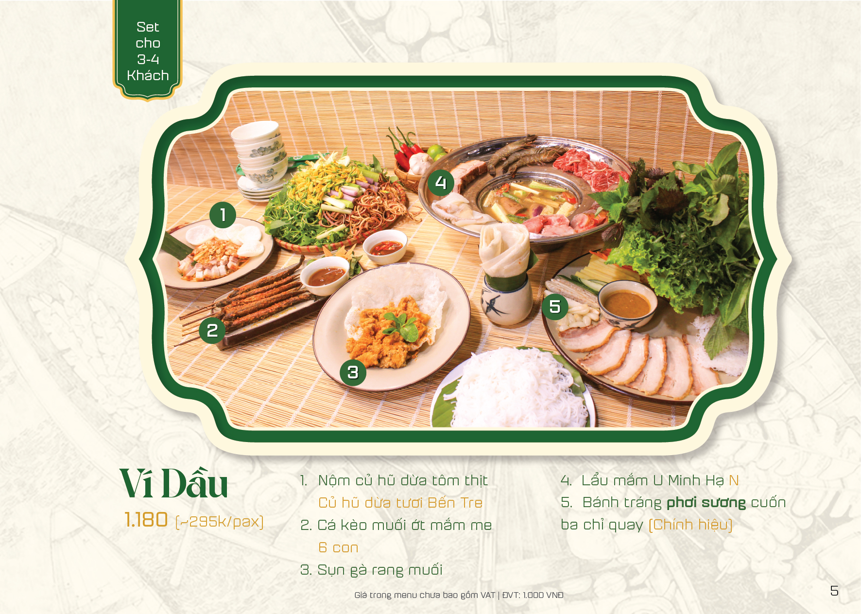 Menu Phương Nam 5