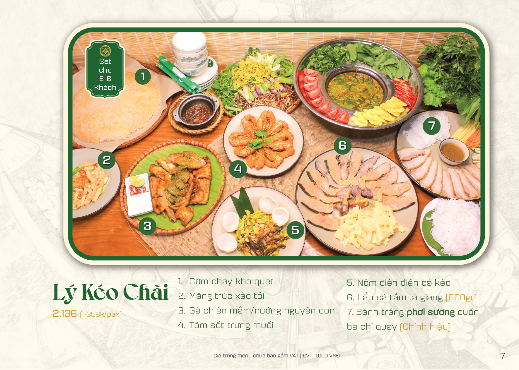 Menu Phương Nam 7