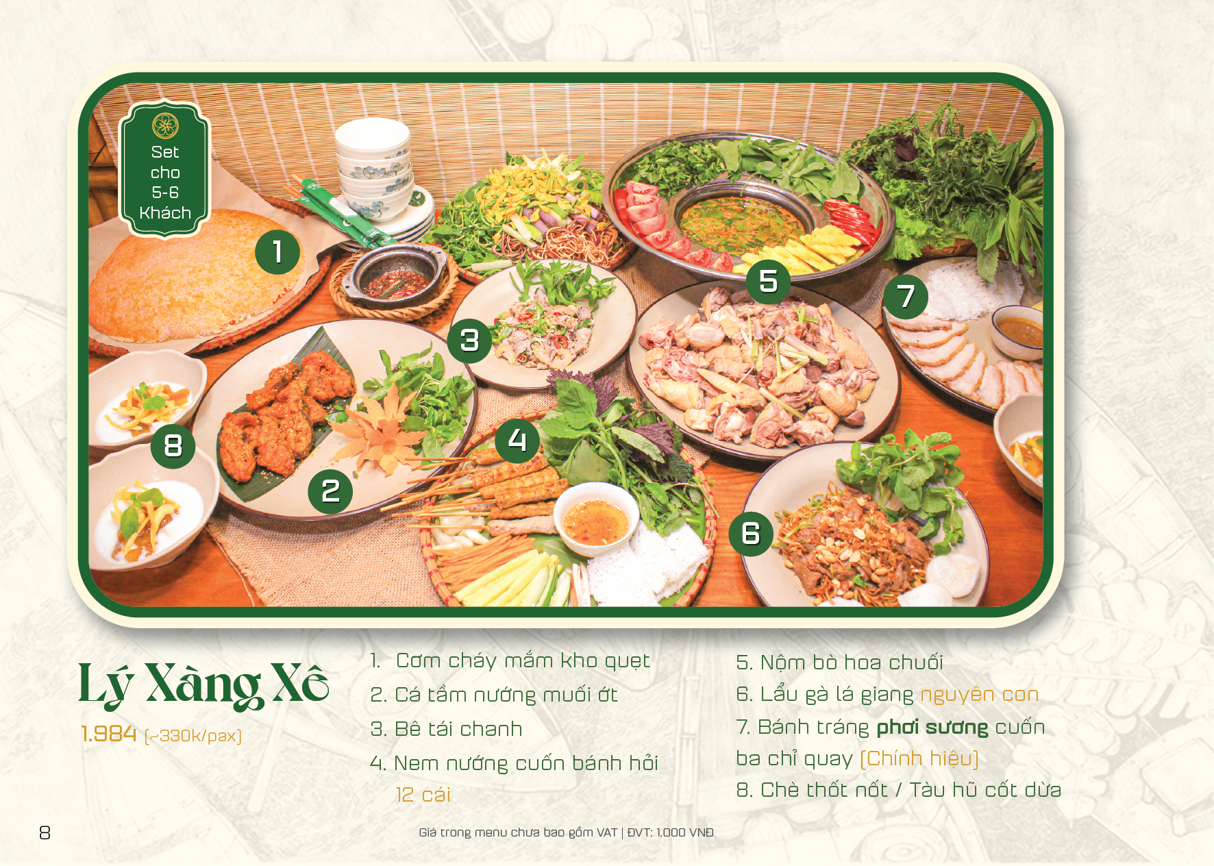 Menu Phương Nam 8