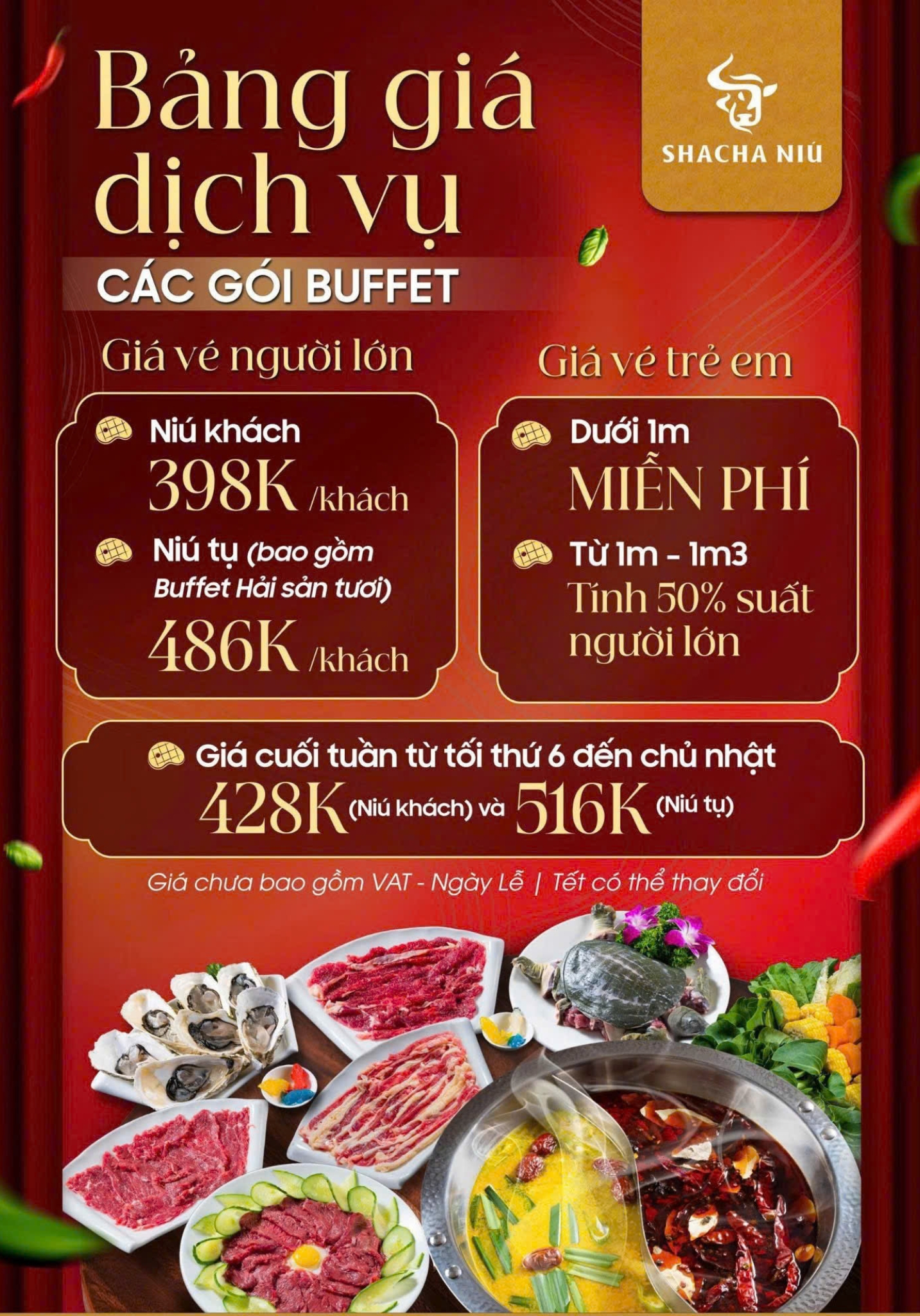 Menu SHACHA NIÚ - Lương Định Của 1 